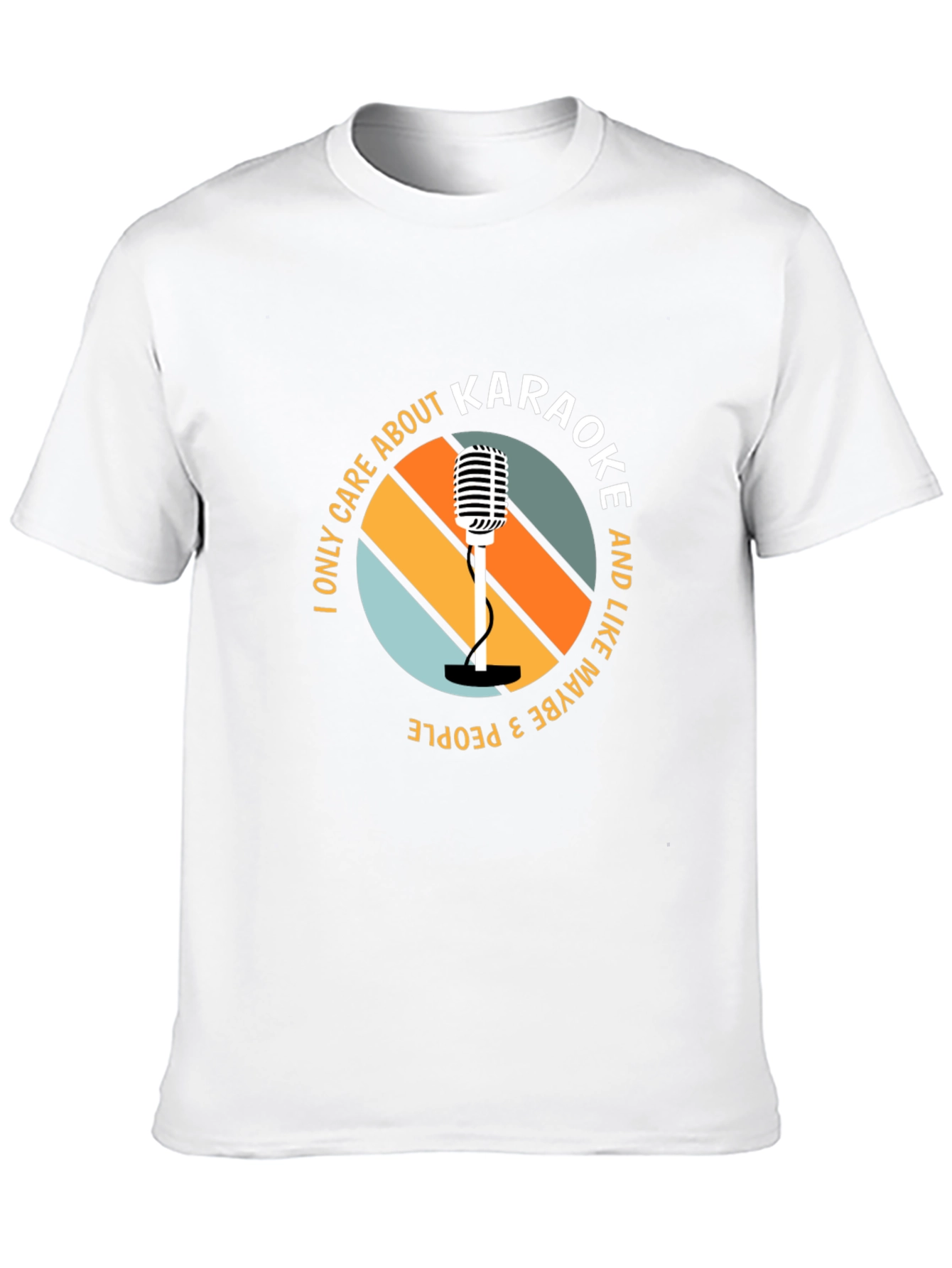 Karaoke Lover T-Shirt - I Only Care About Karaoke
