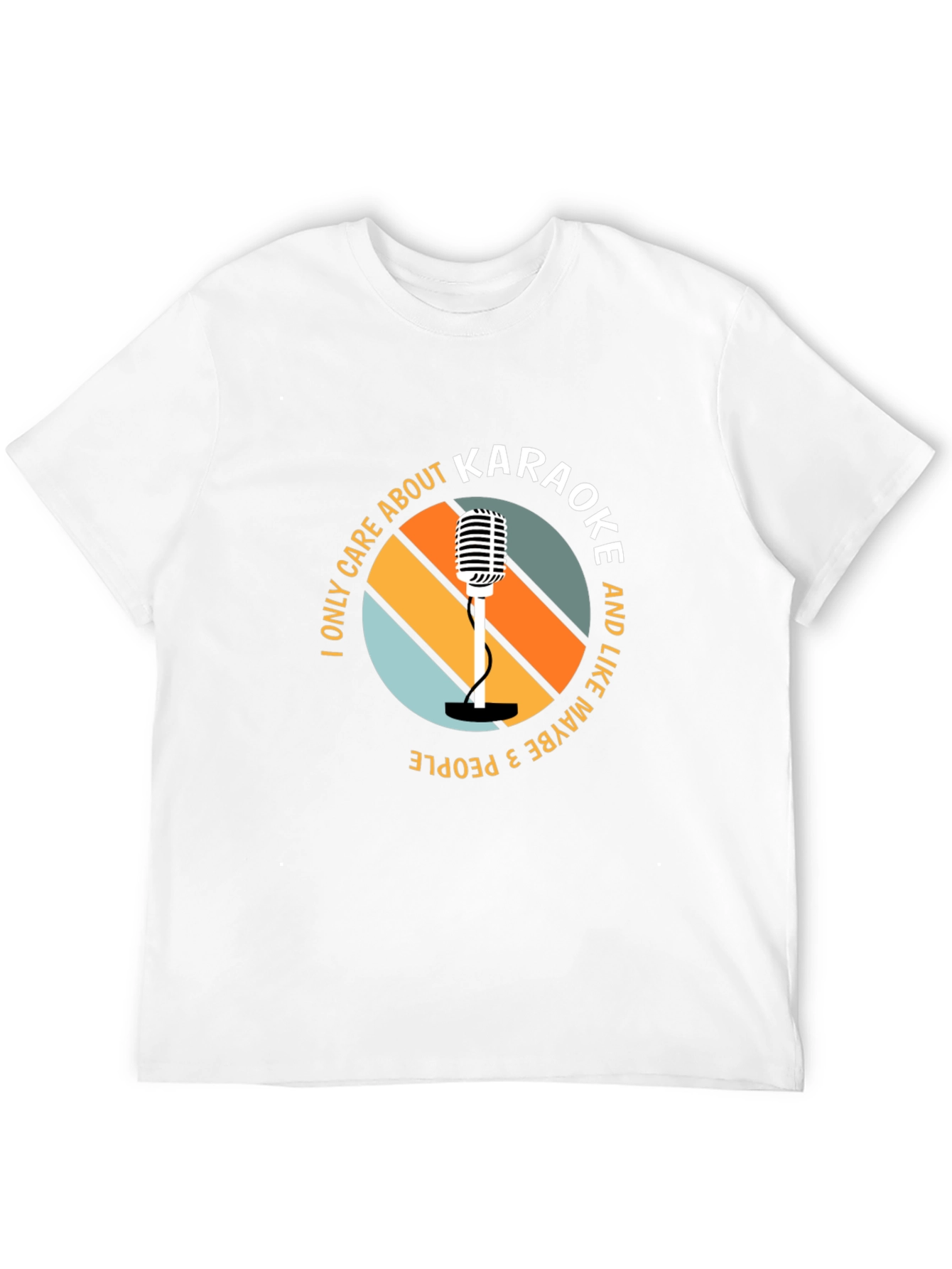 Karaoke Lover T-Shirt - I Only Care About Karaoke