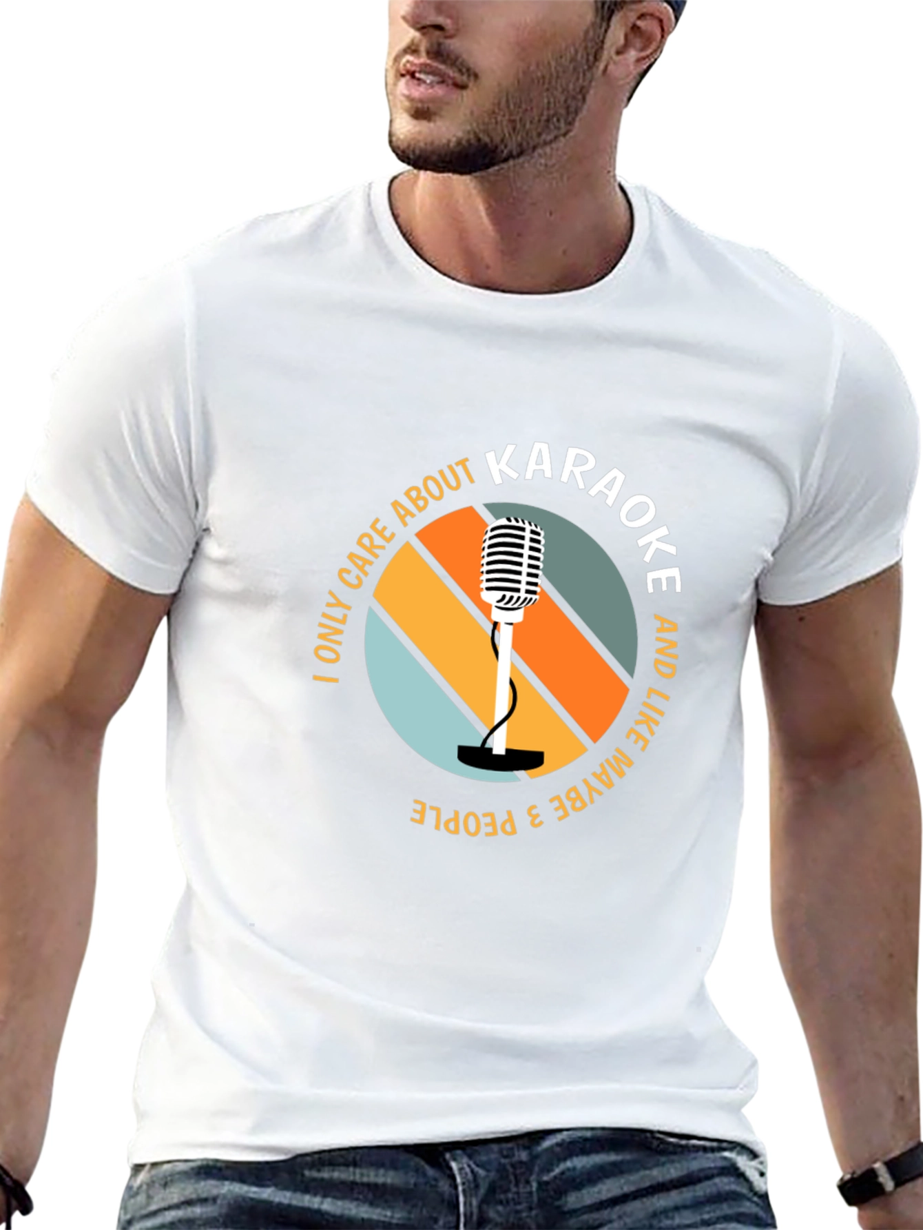 Karaoke Lover T-Shirt - I Only Care About Karaoke