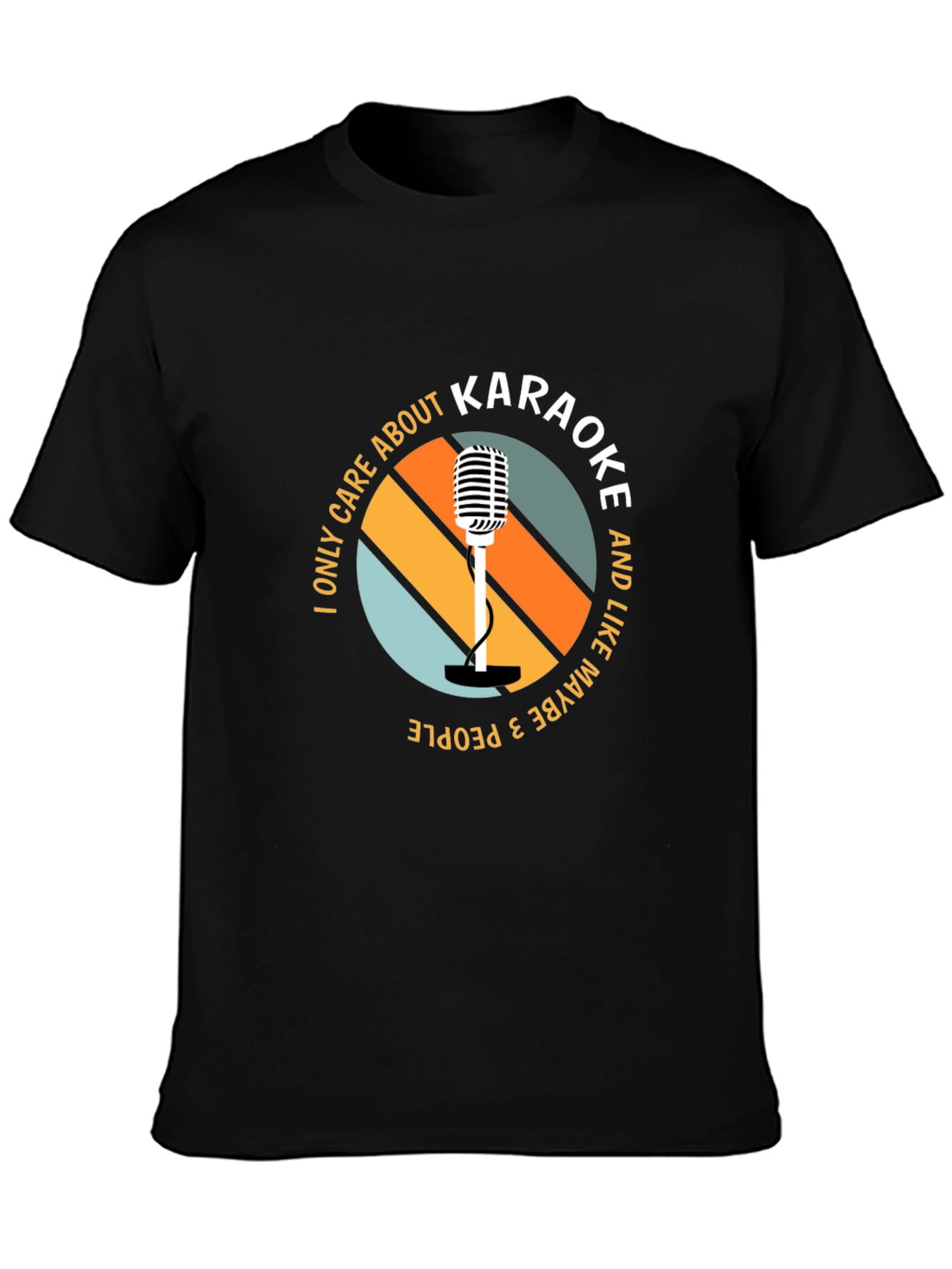 Karaoke Lover T-Shirt - I Only Care About Karaoke