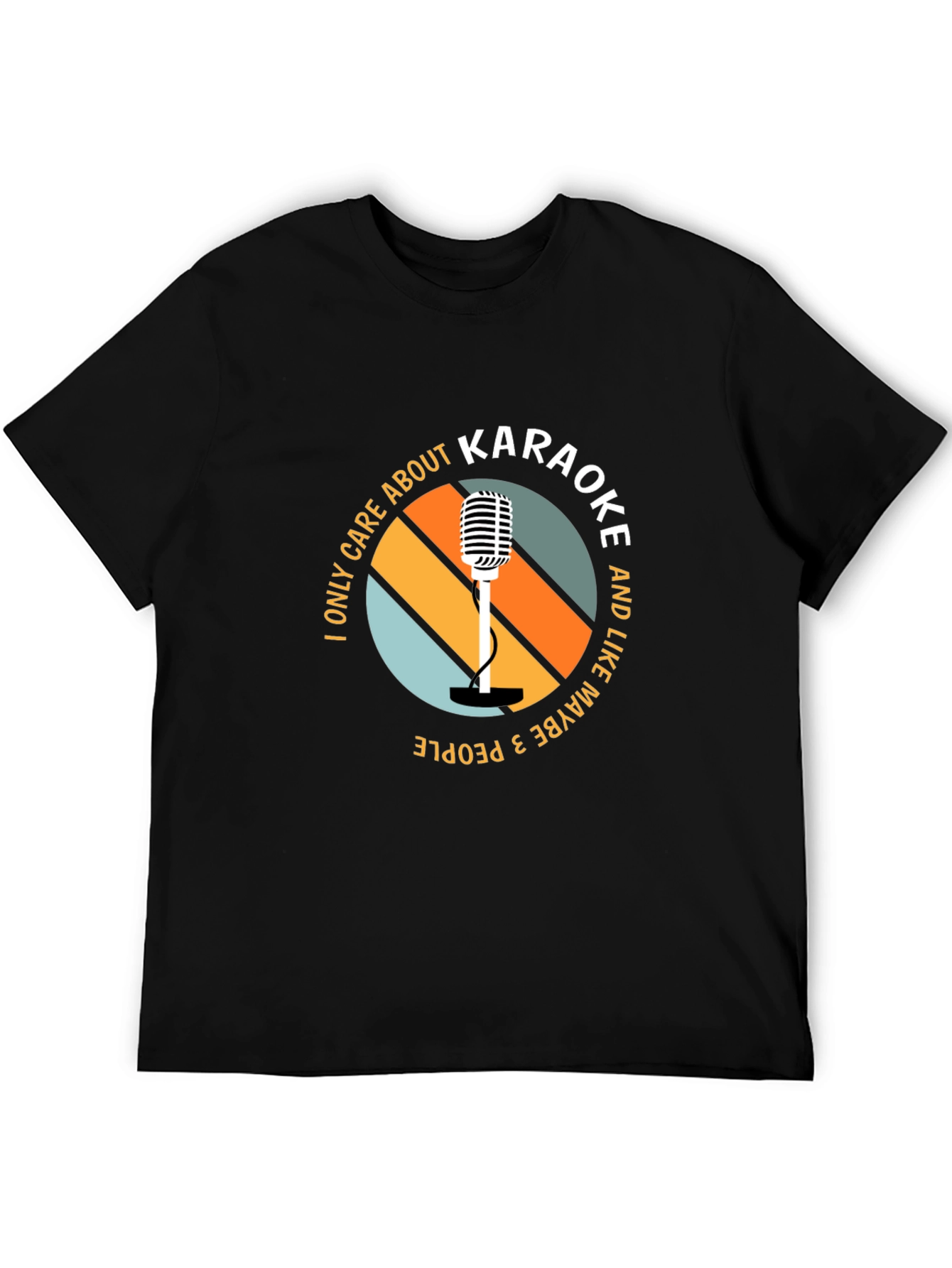 Karaoke Lover T-Shirt - I Only Care About Karaoke