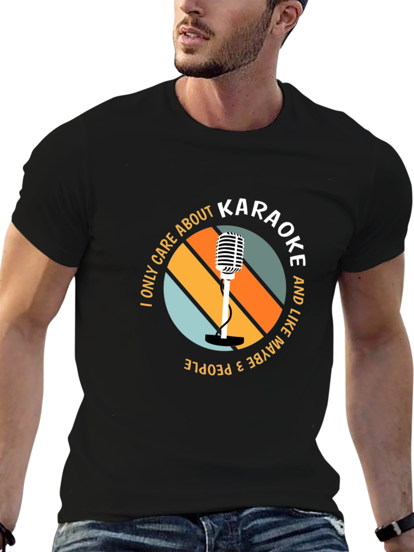 Karaoke Lover T-Shirt - I Only Care About Karaoke
