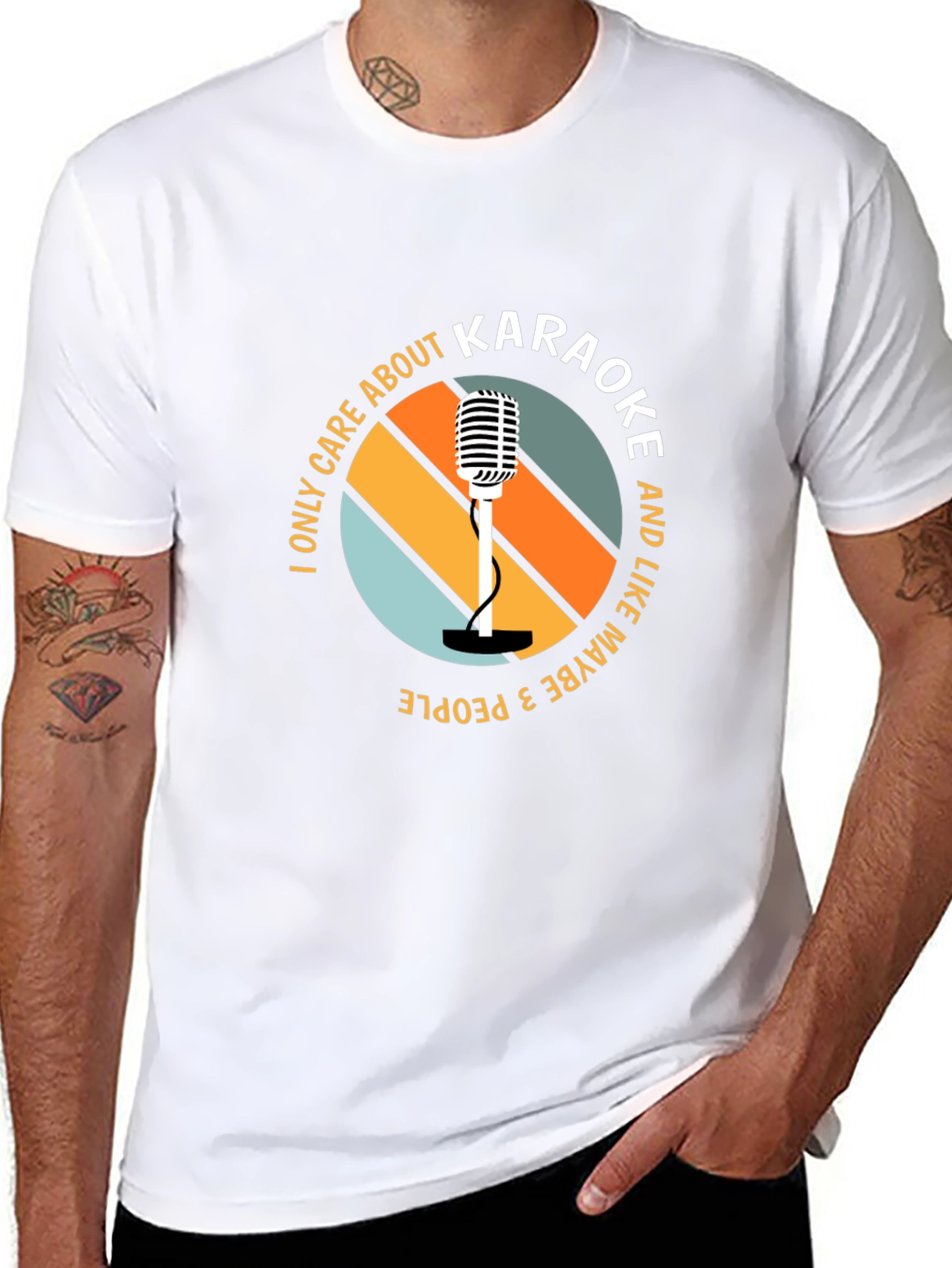 Karaoke Lover T-Shirt - I Only Care About Karaoke