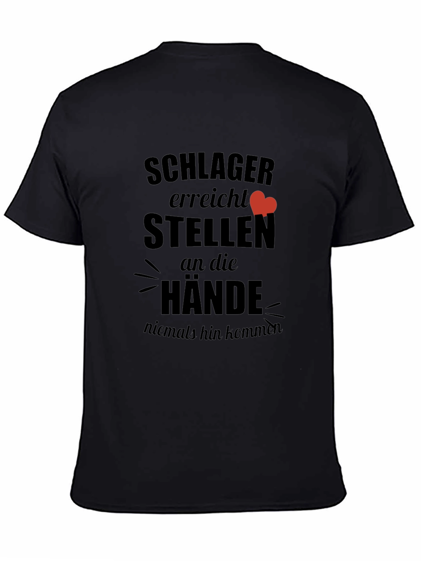 Schlager erreicht Heart Graphic T-Shirt