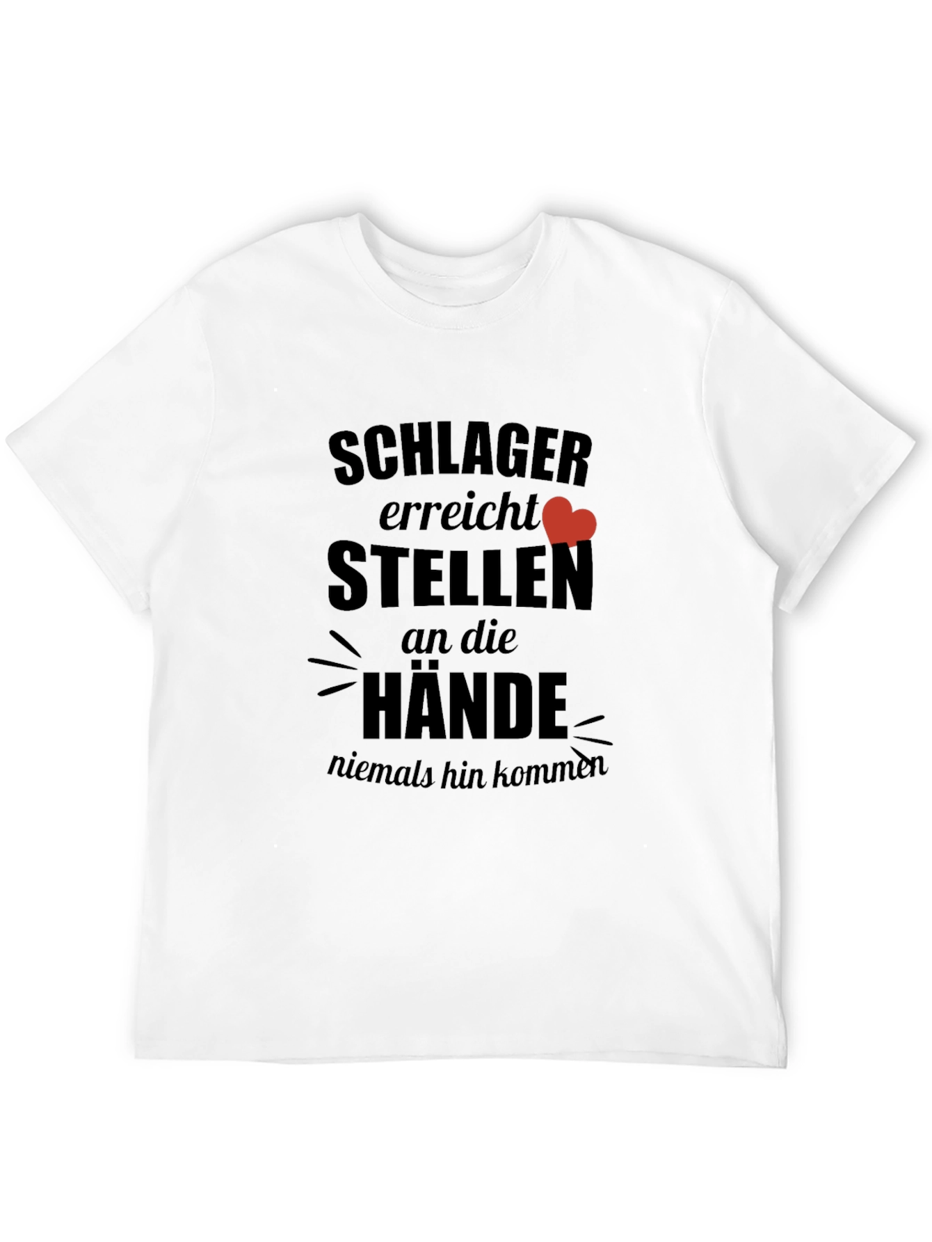 Schlager erreicht Heart Graphic T-Shirt