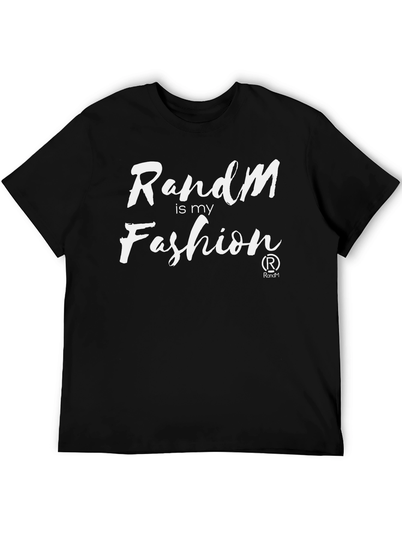 RandM is My Fashion Black Graphic Tee