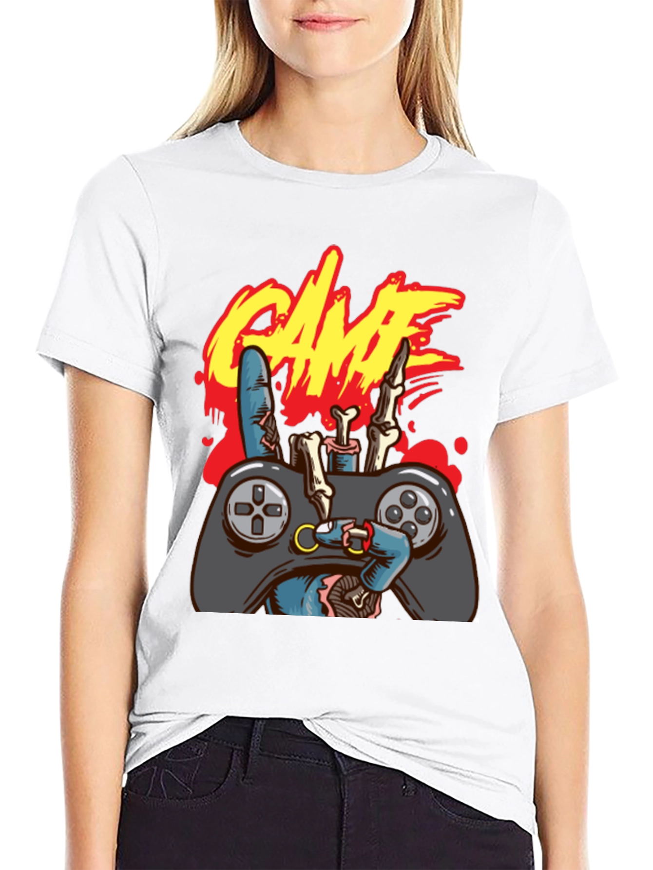 Zombie Gamer T-Shirt - Game On!
