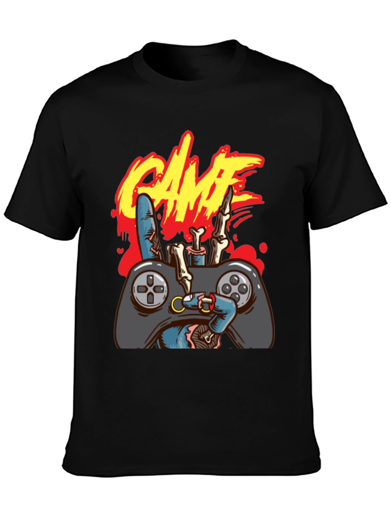 Zombie Gamer T-Shirt - Game On!