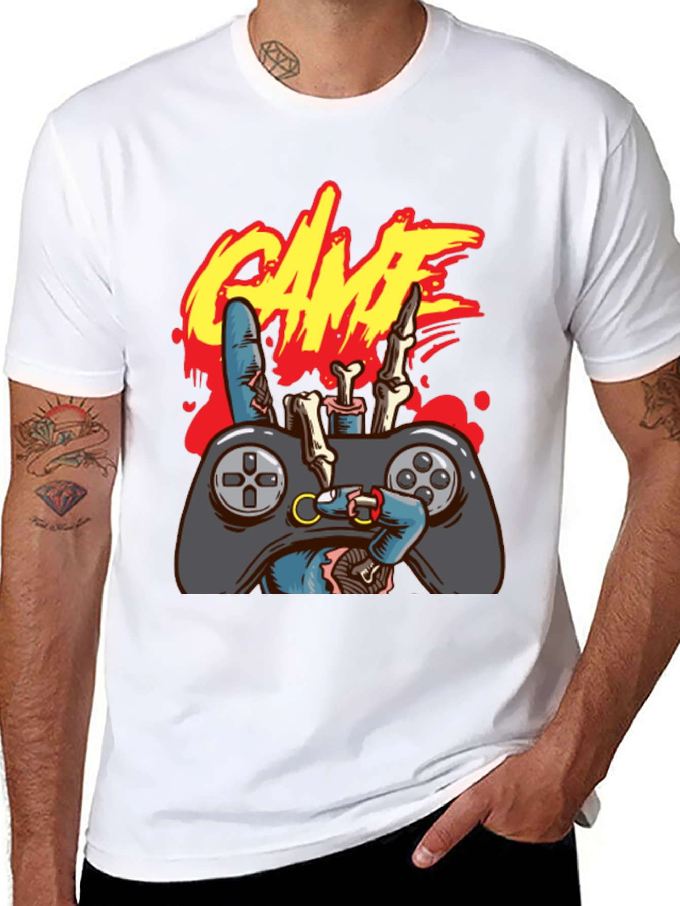 Zombie Gamer T-Shirt - Game On!