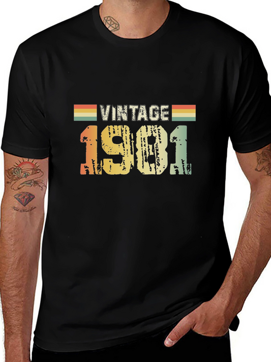Vintage 1981 Birthday T-Shirt
