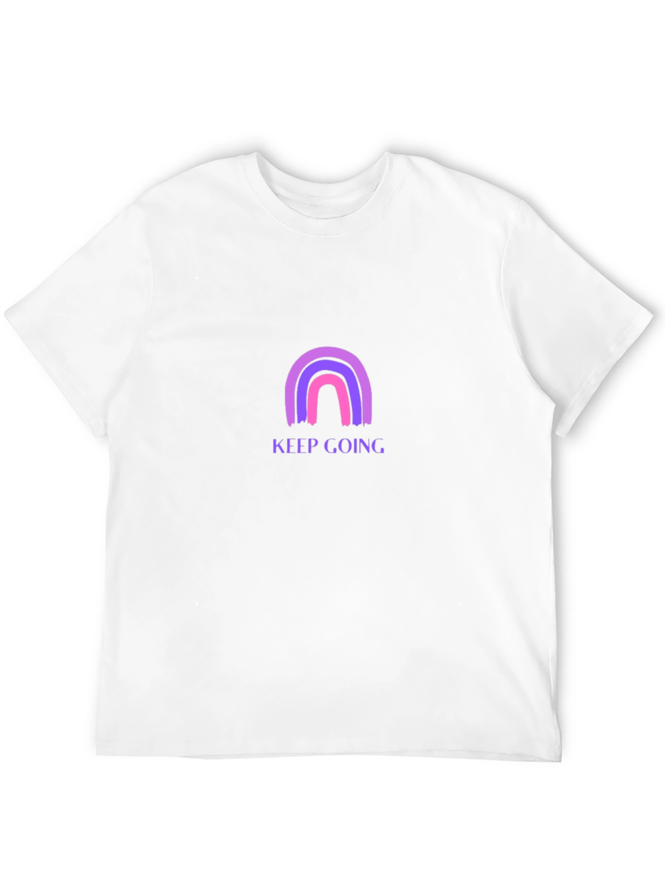 Keep Going Rainbow Graphic T-Shirt