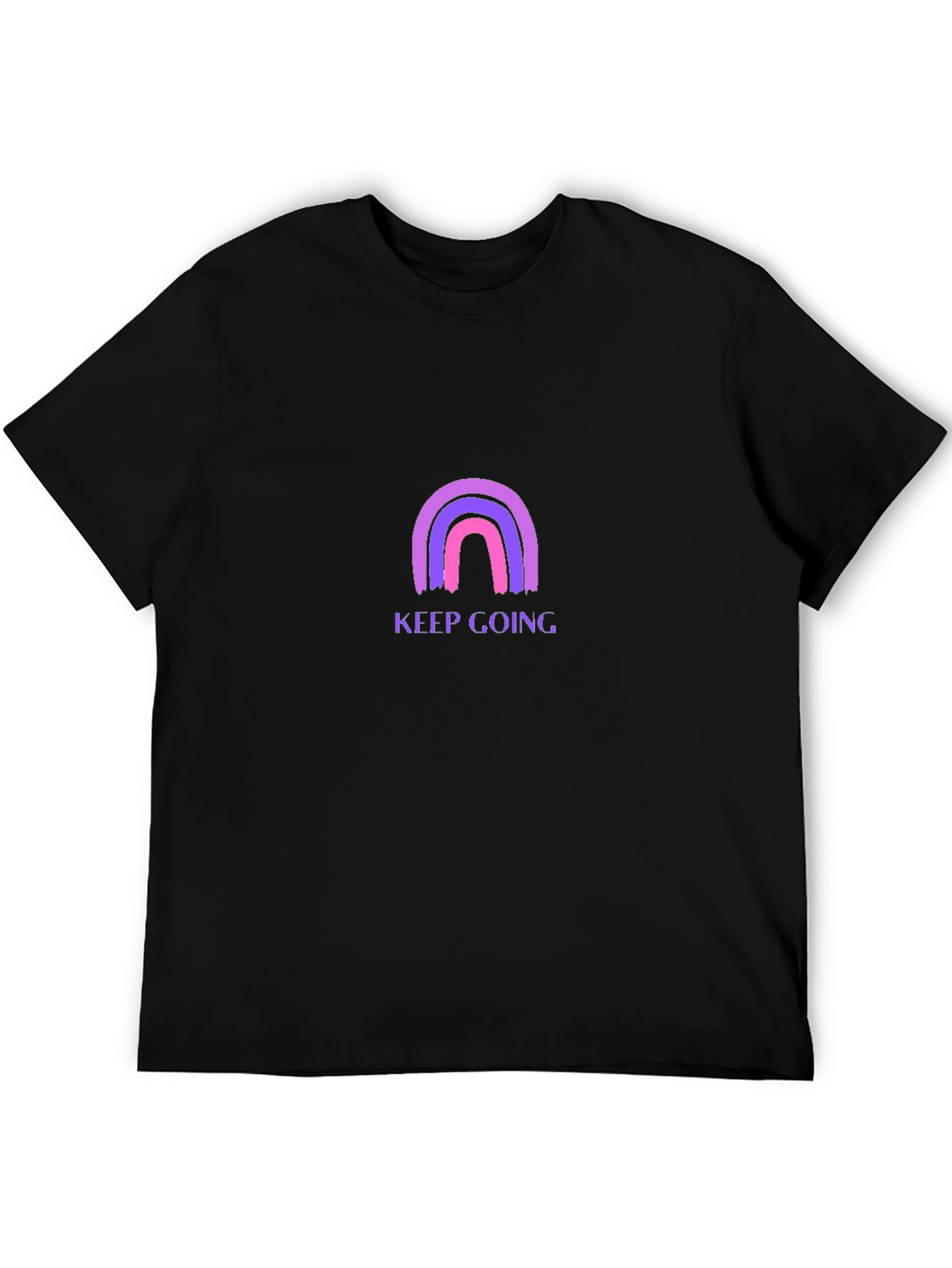 Keep Going Rainbow Graphic T-Shirt