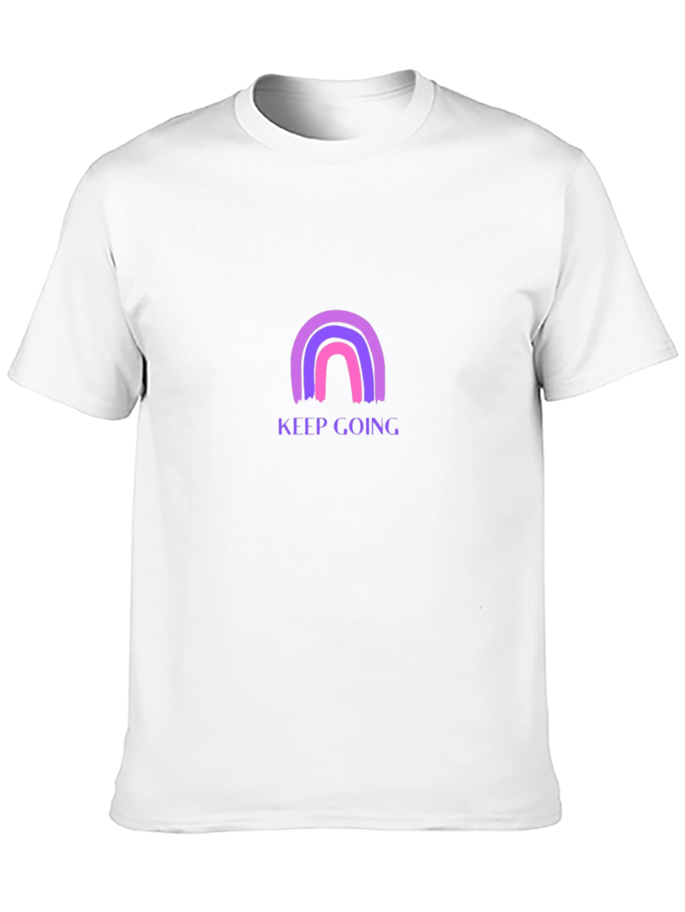 Keep Going Rainbow Graphic T-Shirt