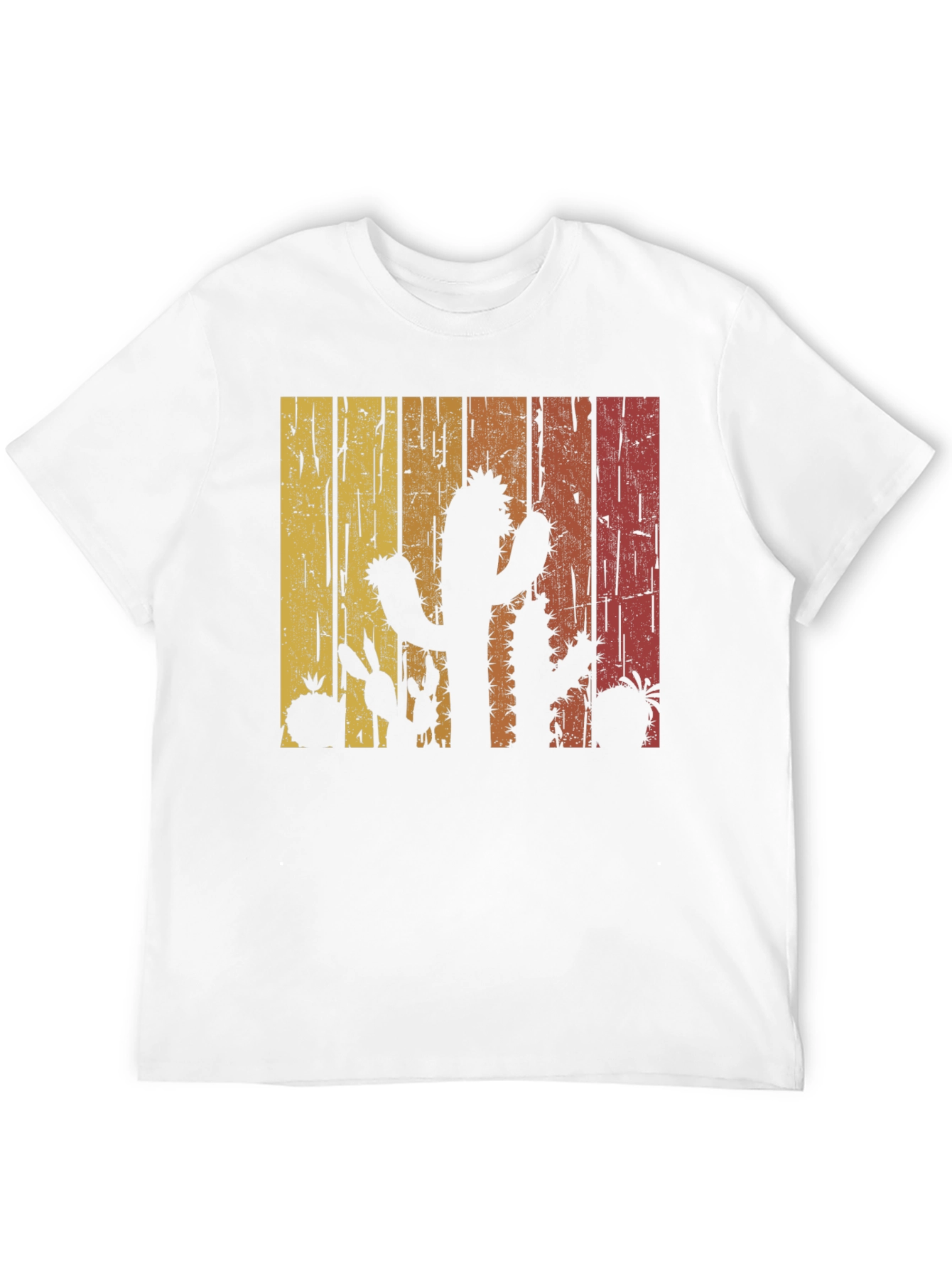 Retro Cactus Silhouette Graphic Tee