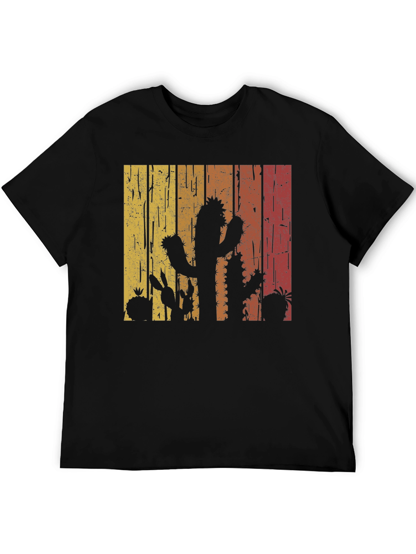 Retro Cactus Silhouette Graphic Tee