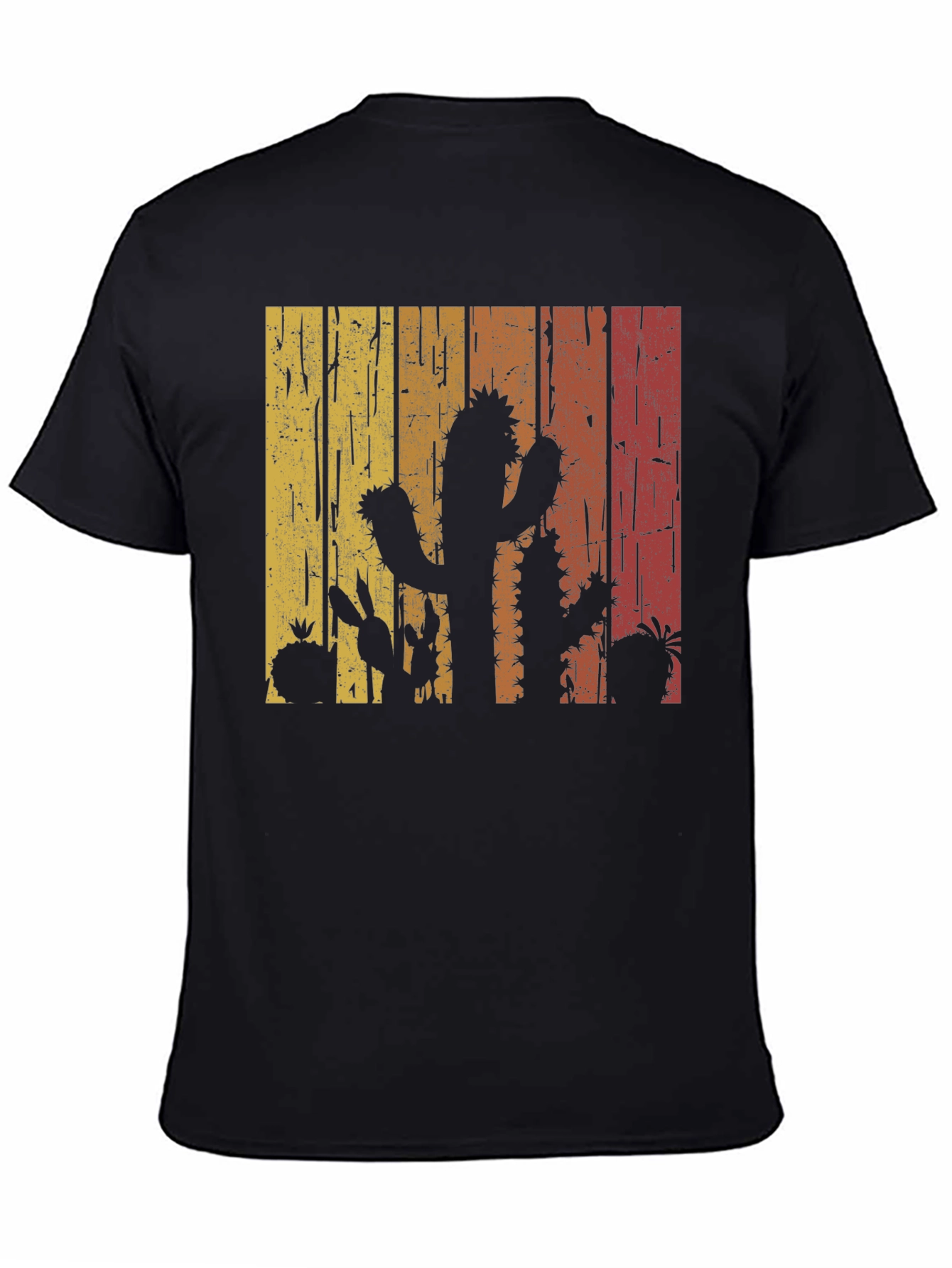 Retro Cactus Silhouette Graphic Tee