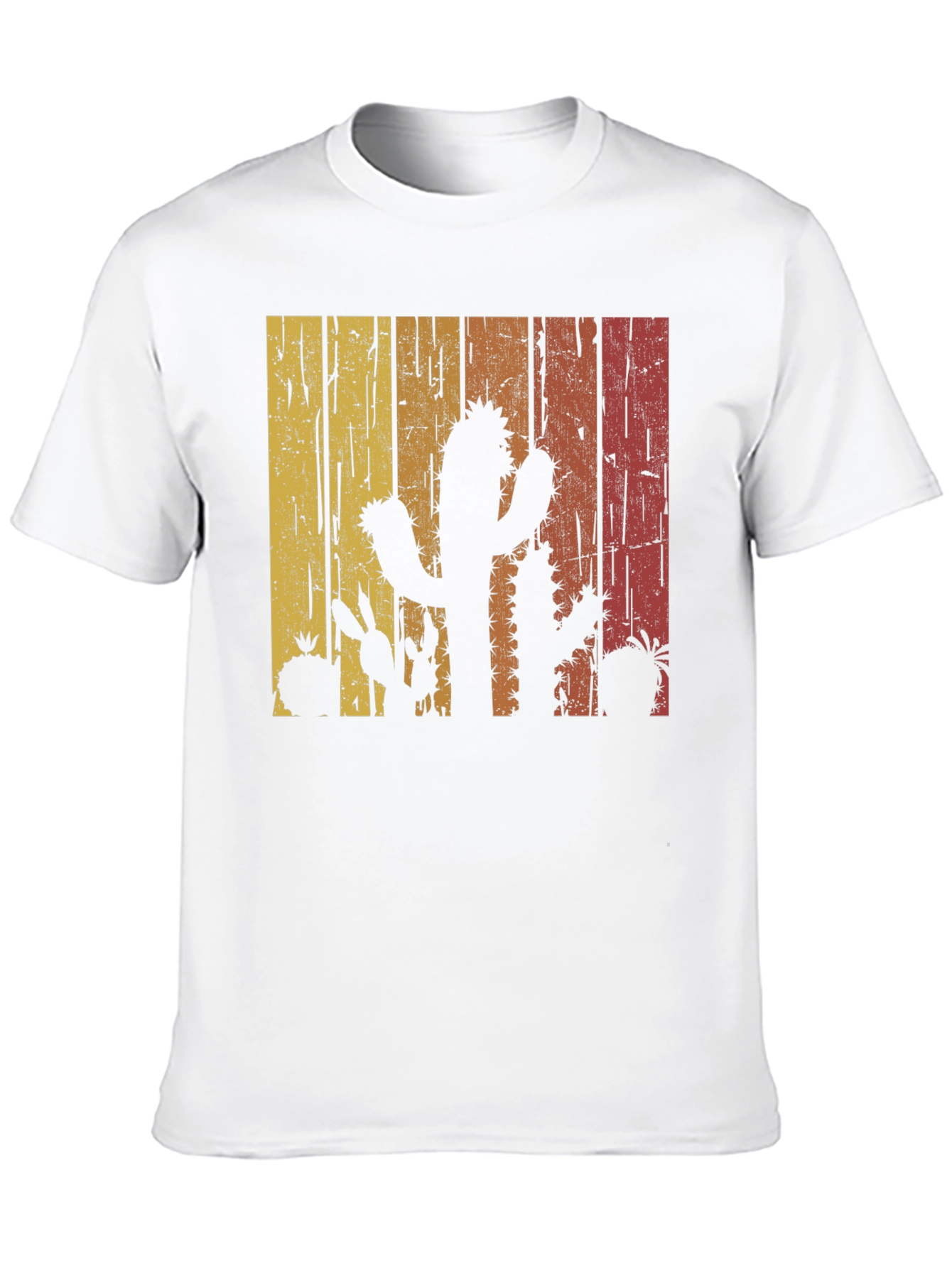 Retro Cactus Silhouette Graphic Tee
