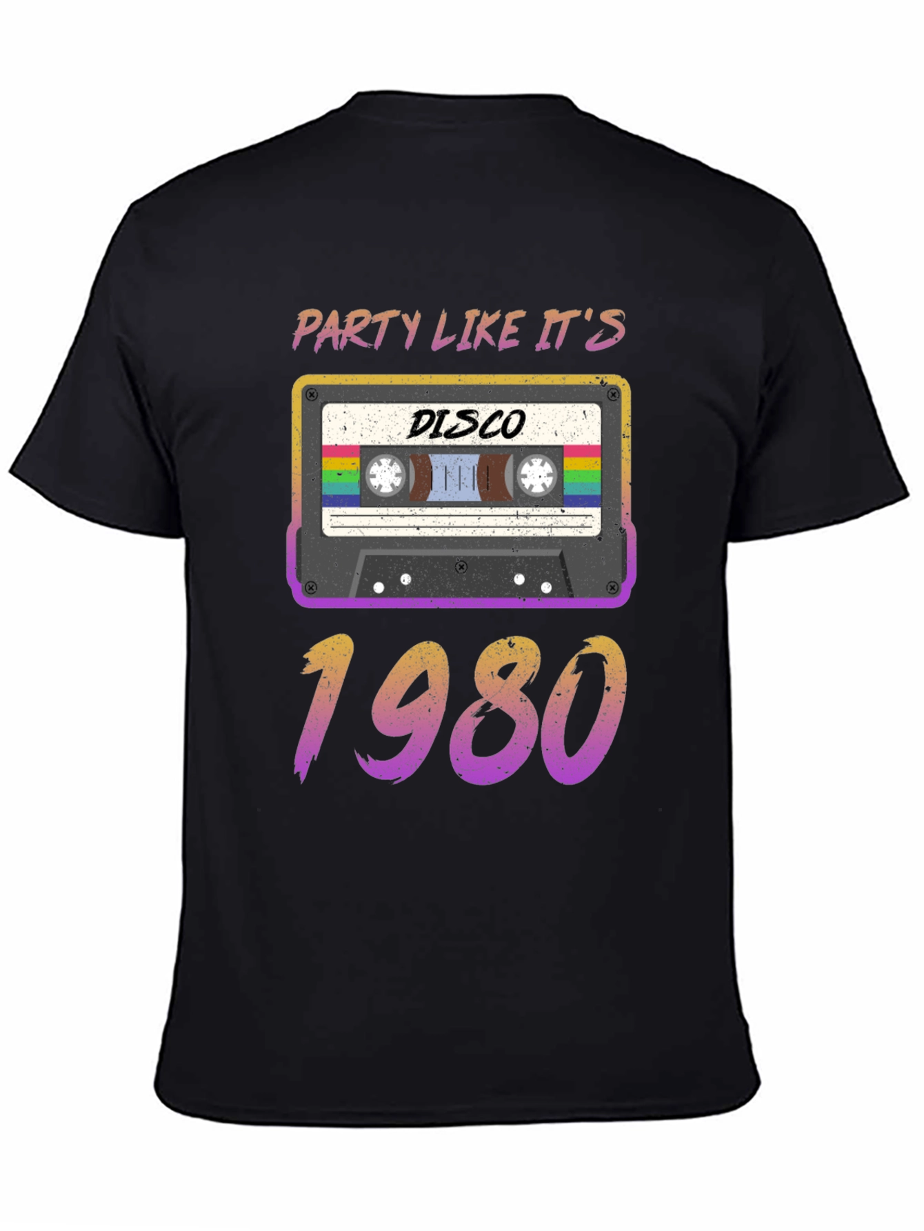 Retro Party Like Its 1980s Disco Cassette T-Shirt