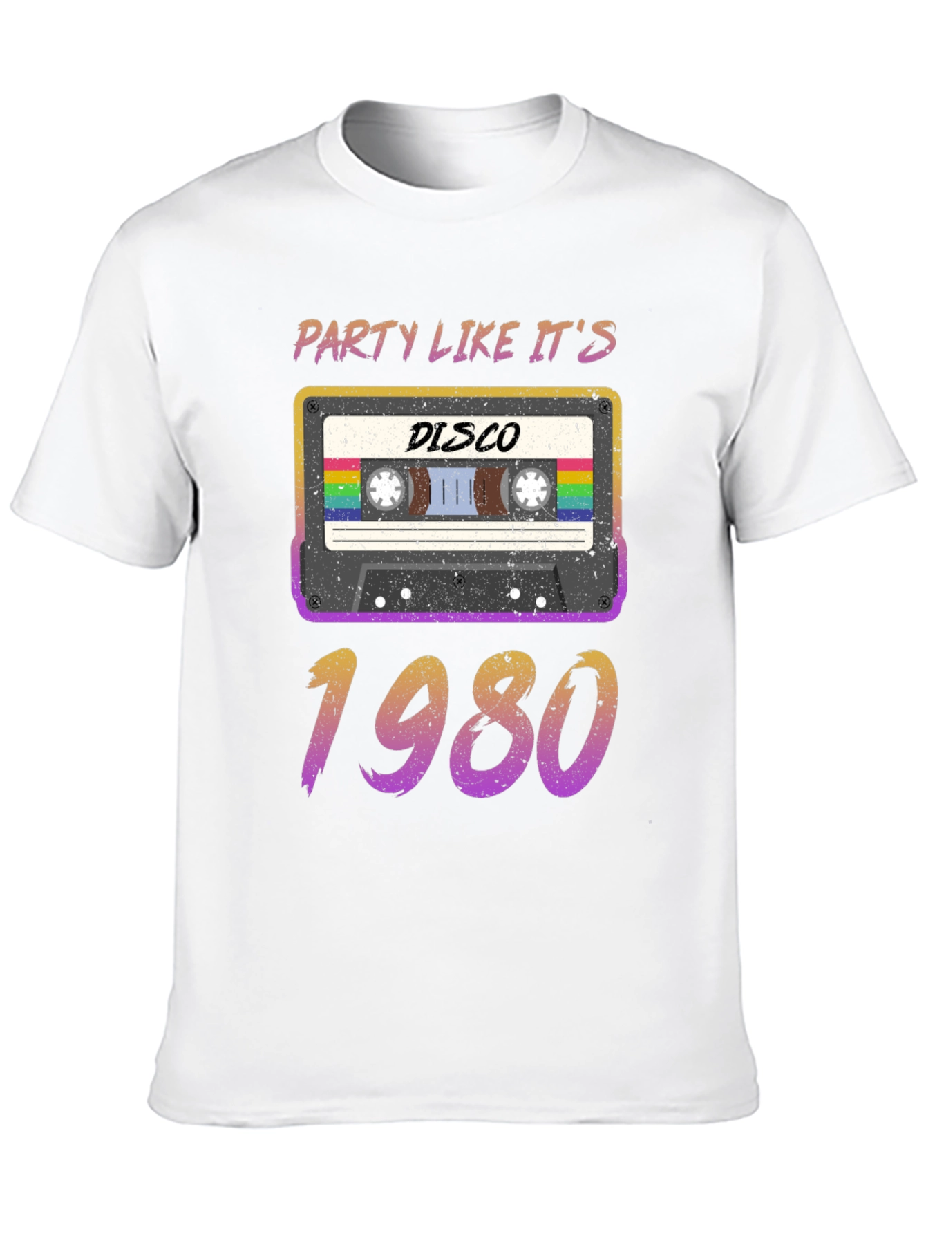 Retro Party Like Its 1980s Disco Cassette T-Shirt