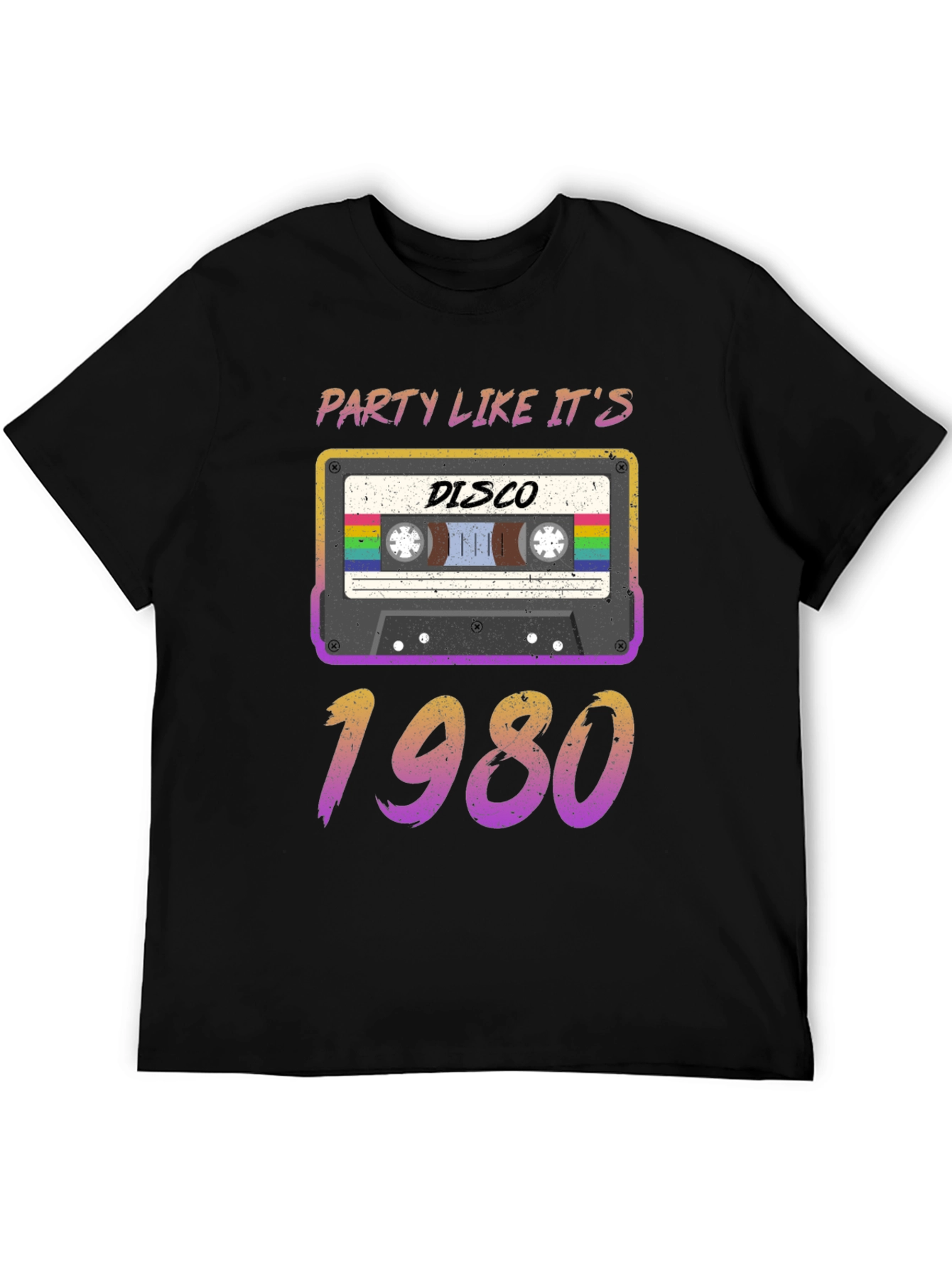 Retro Party Like Its 1980s Disco Cassette T-Shirt