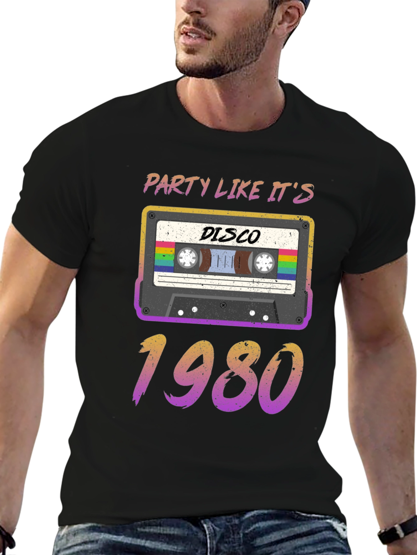 Retro Party Like Its 1980s Disco Cassette T-Shirt