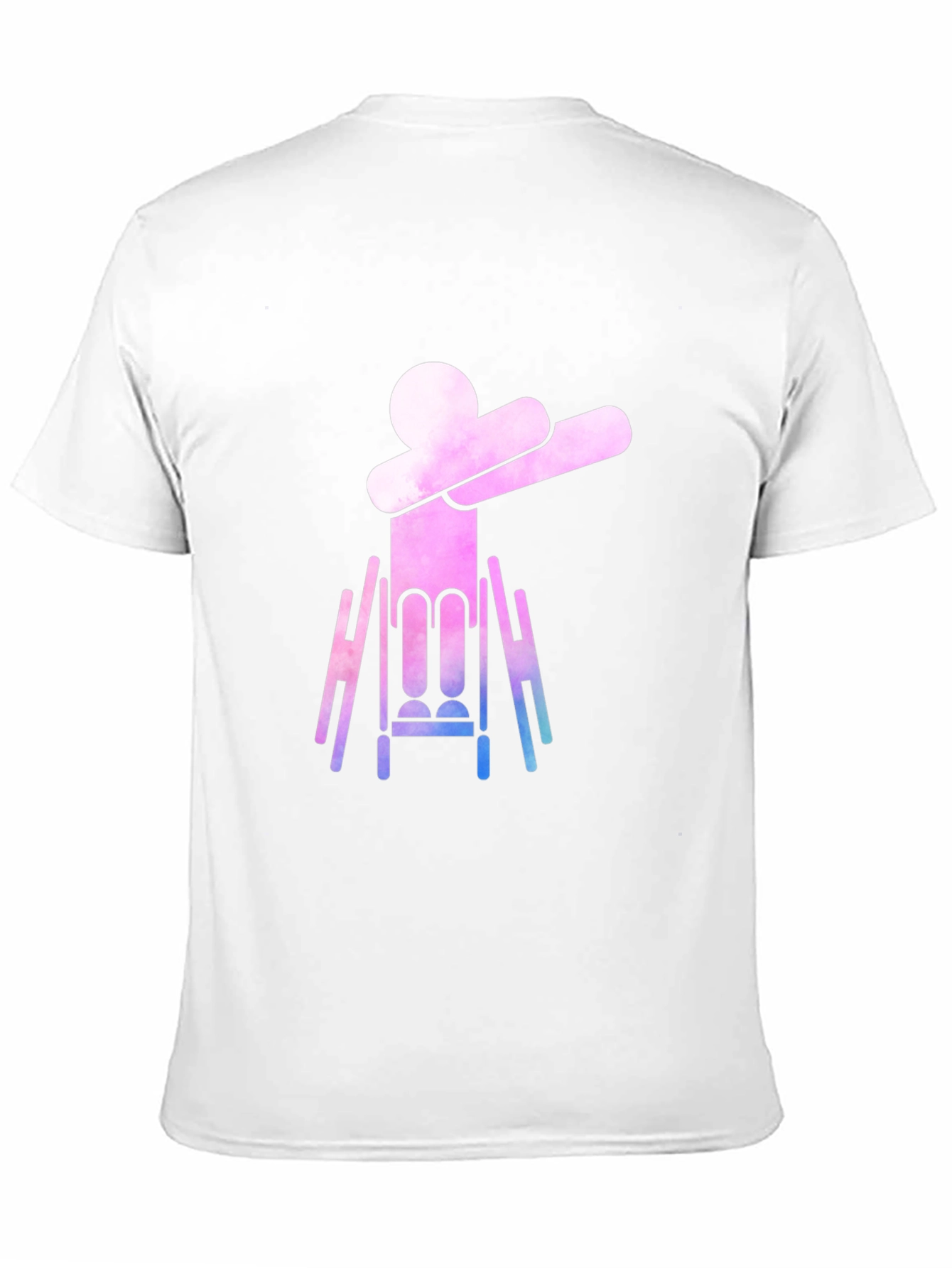 Dabbing Wheelchair Silhouette Graphic Tee