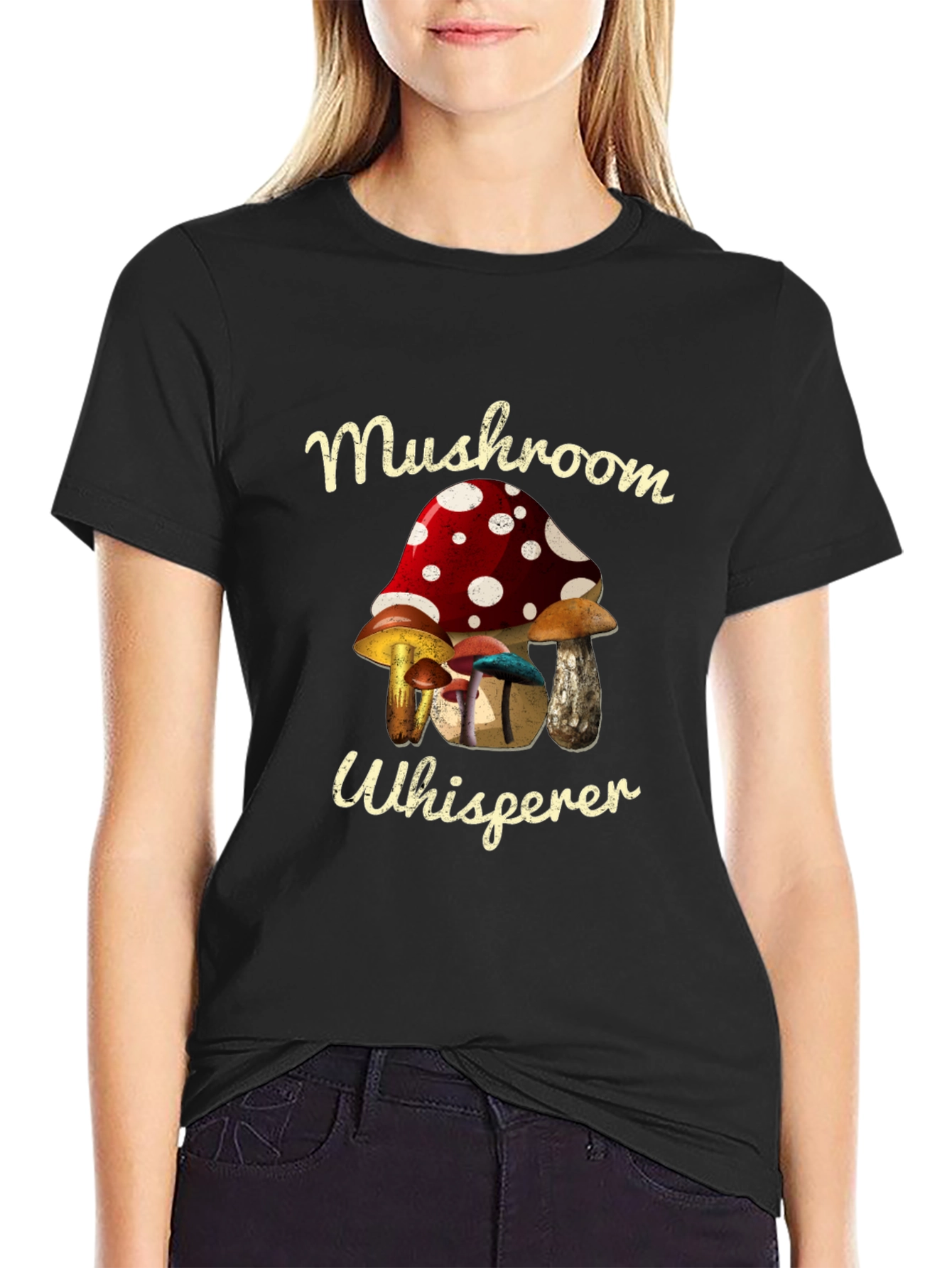 Mushroom Whisperer T-Shirt - Fun Graphic Tee