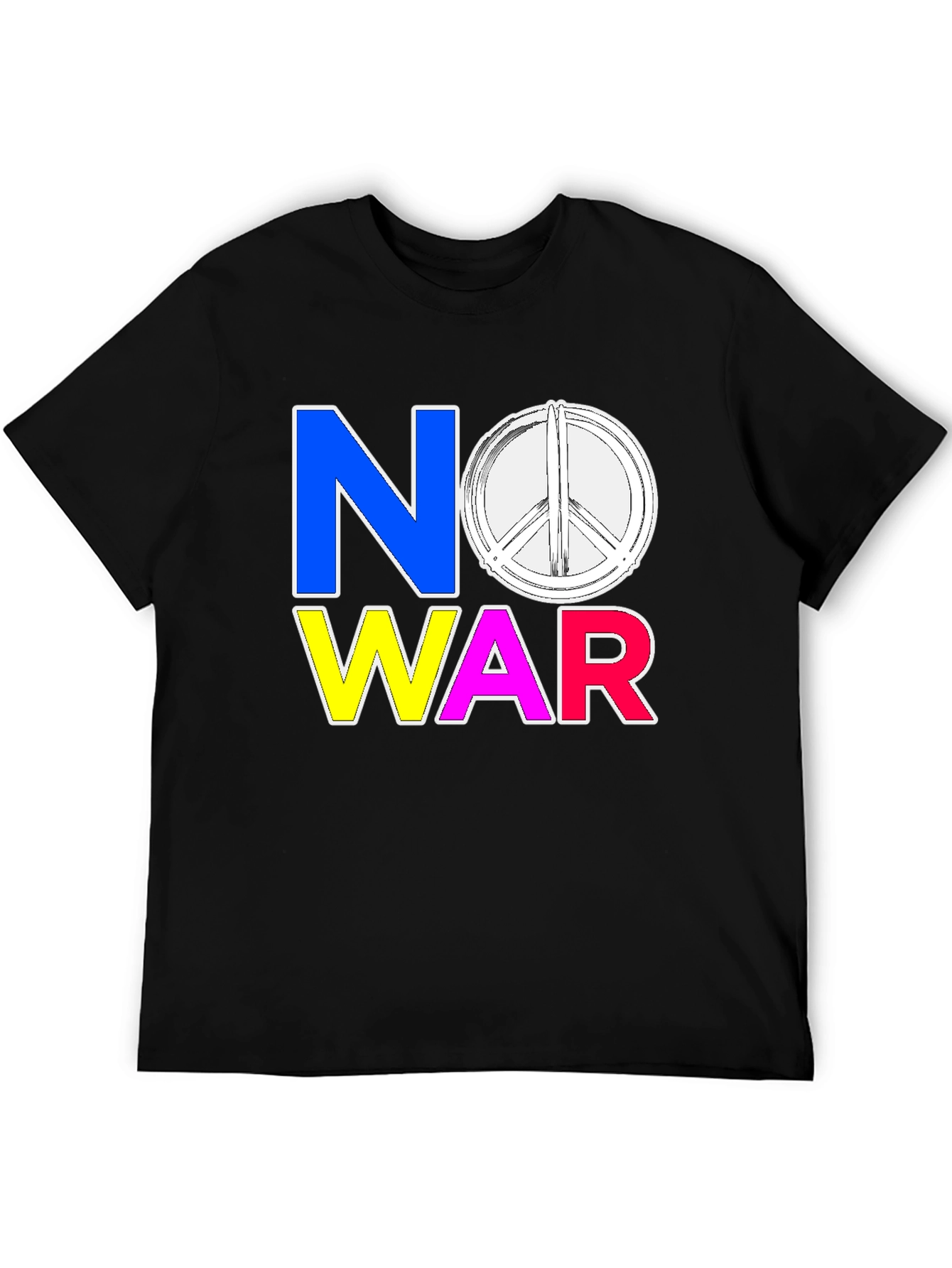 No War Peace Sign Graphic T-Shirt
