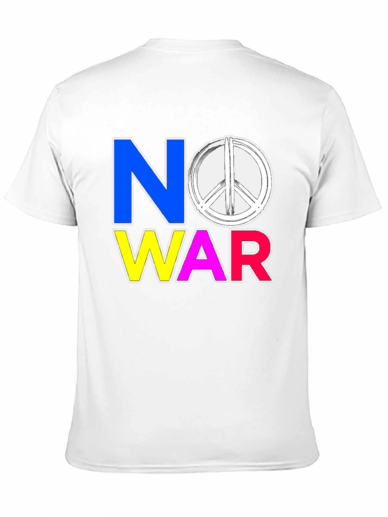 No War Peace Sign Graphic T-Shirt