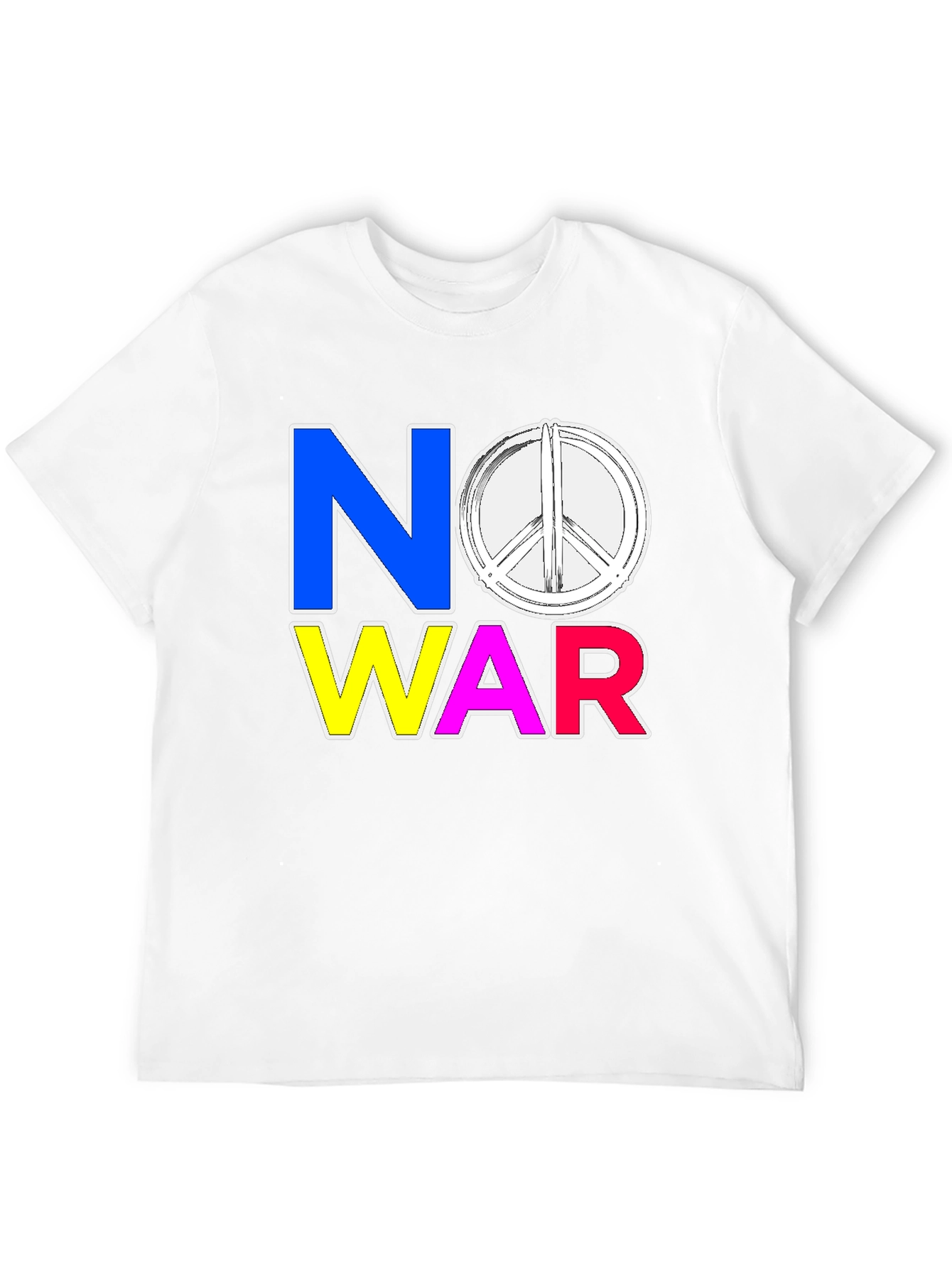 No War Peace Sign Graphic T-Shirt