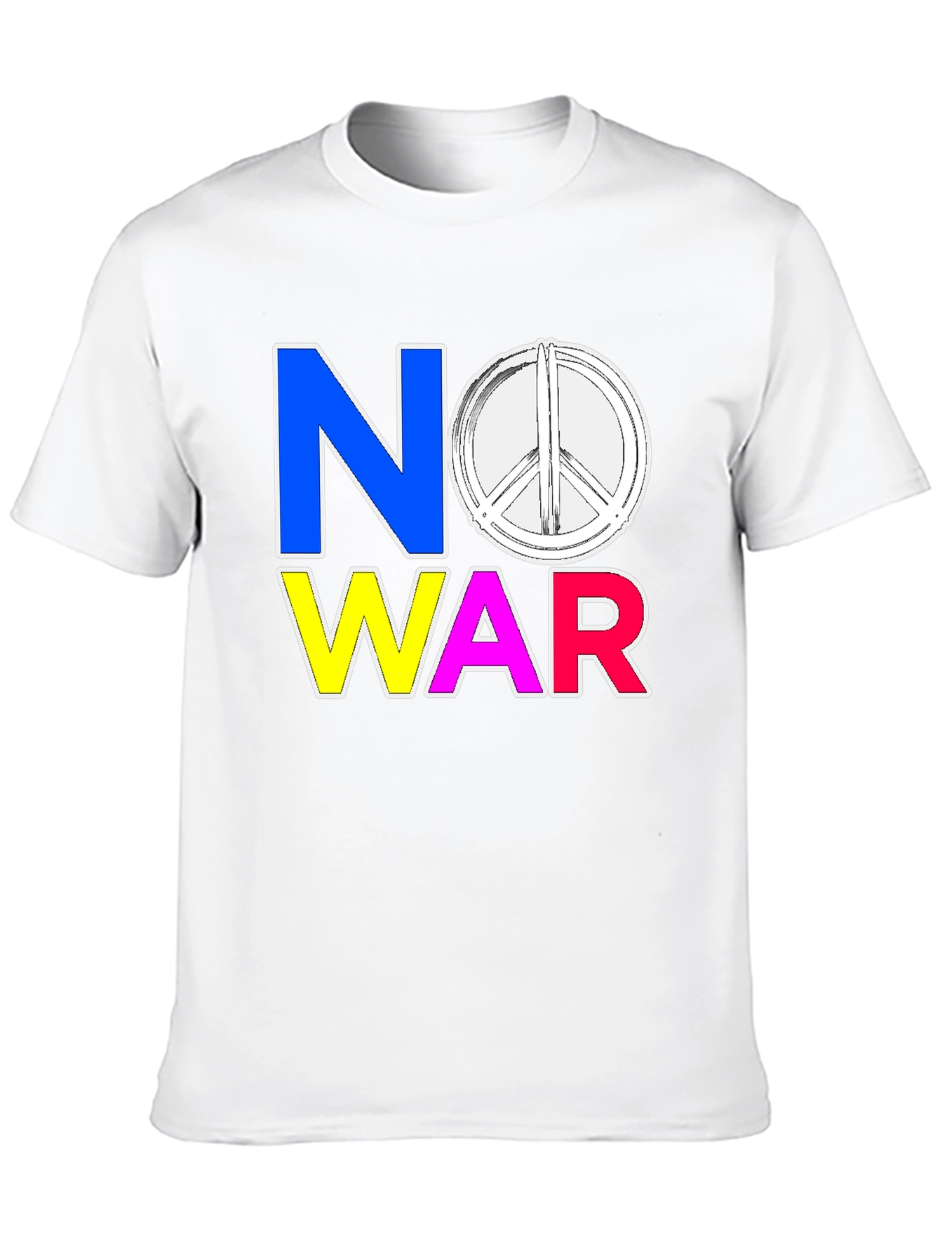 No War Peace Sign Graphic T-Shirt