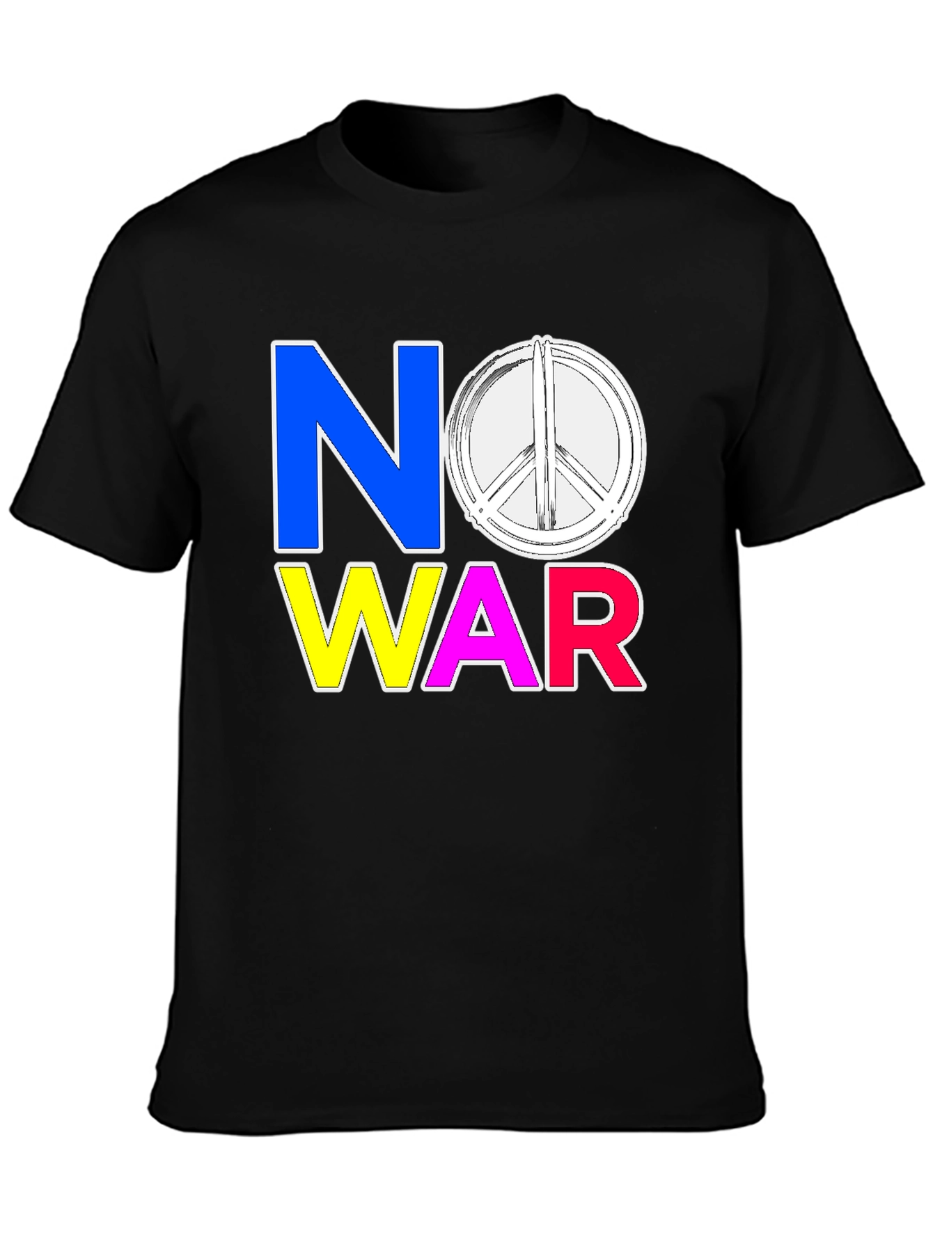 No War Peace Sign Graphic T-Shirt