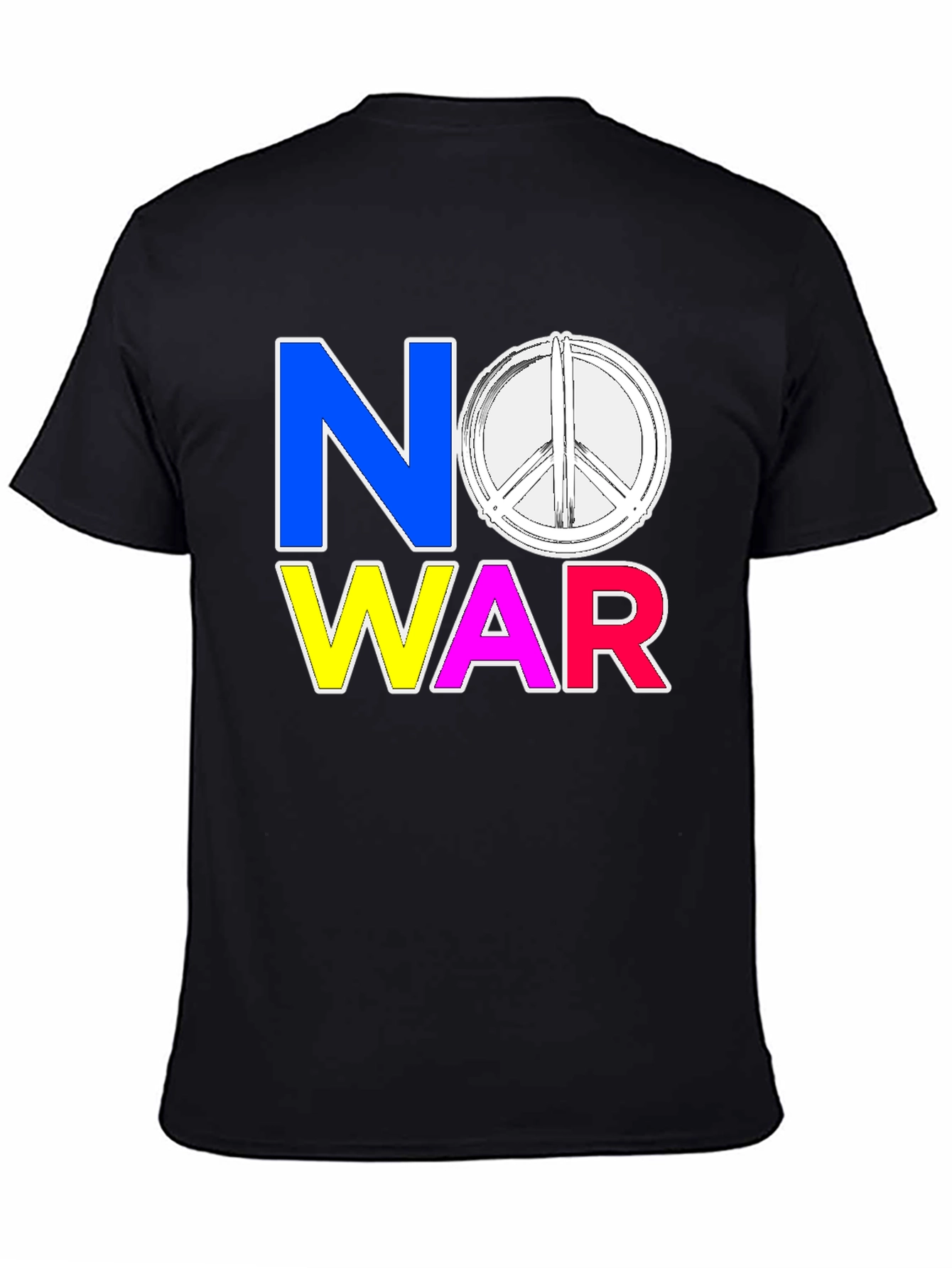 No War Peace Sign Graphic T-Shirt