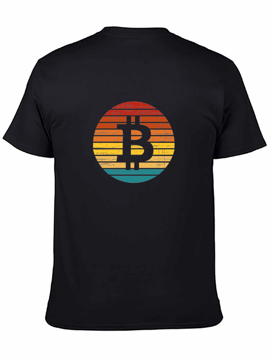 Bitcoin Sunset Graphic Tee - Crypto T-Shirt