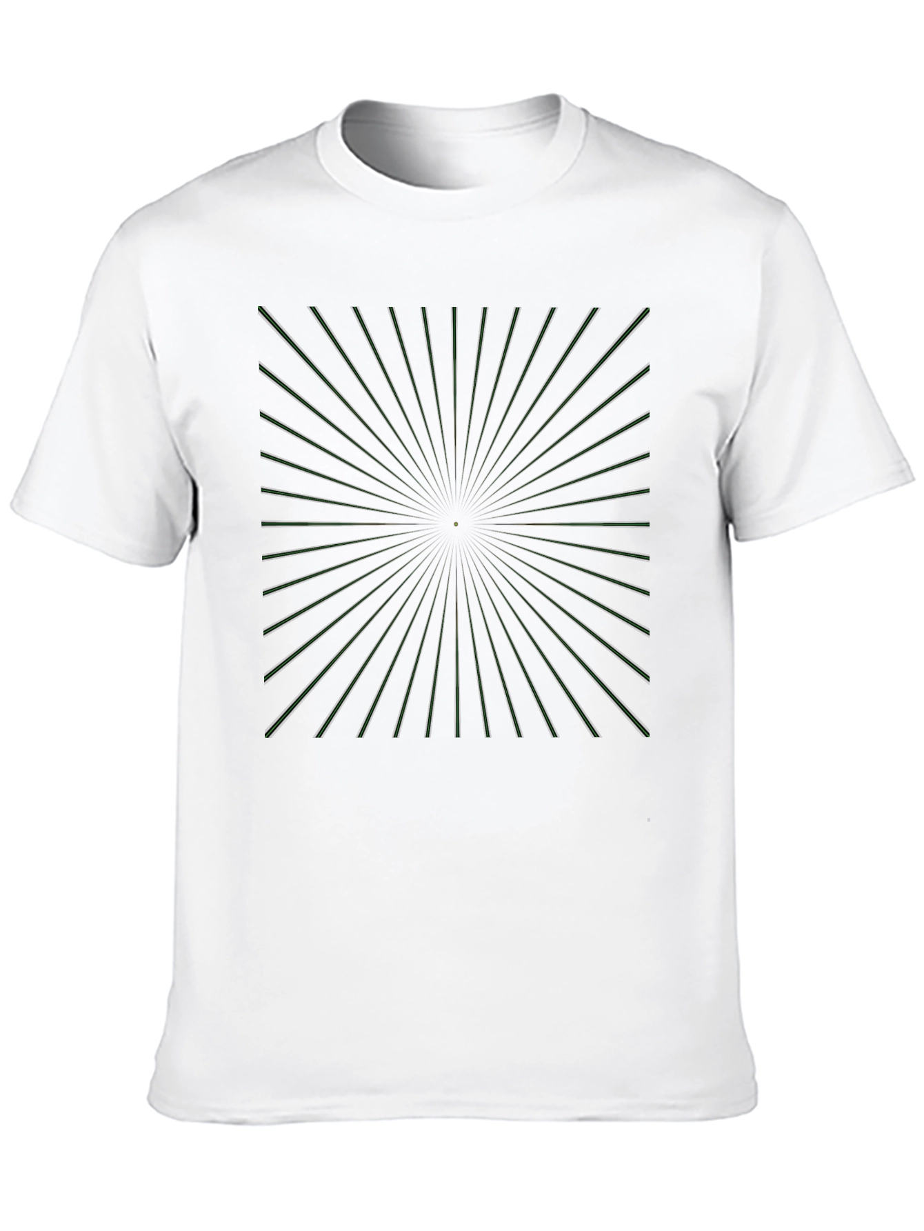 Optical Illusion Ray T-Shirt - Striking Graphic Tee