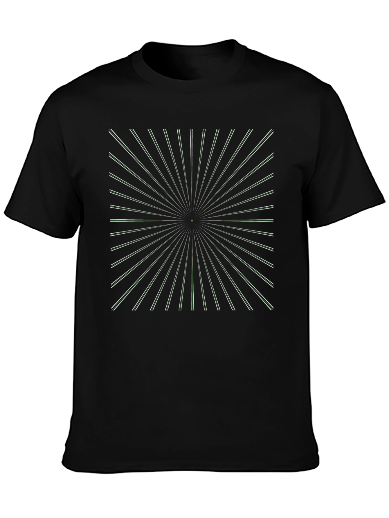 Optical Illusion Ray T-Shirt - Striking Graphic Tee