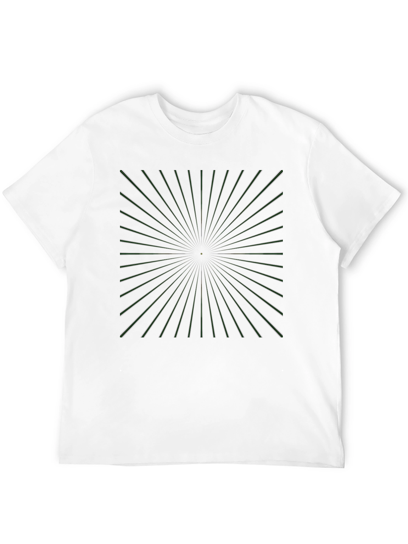 Optical Illusion Ray T-Shirt - Striking Graphic Tee