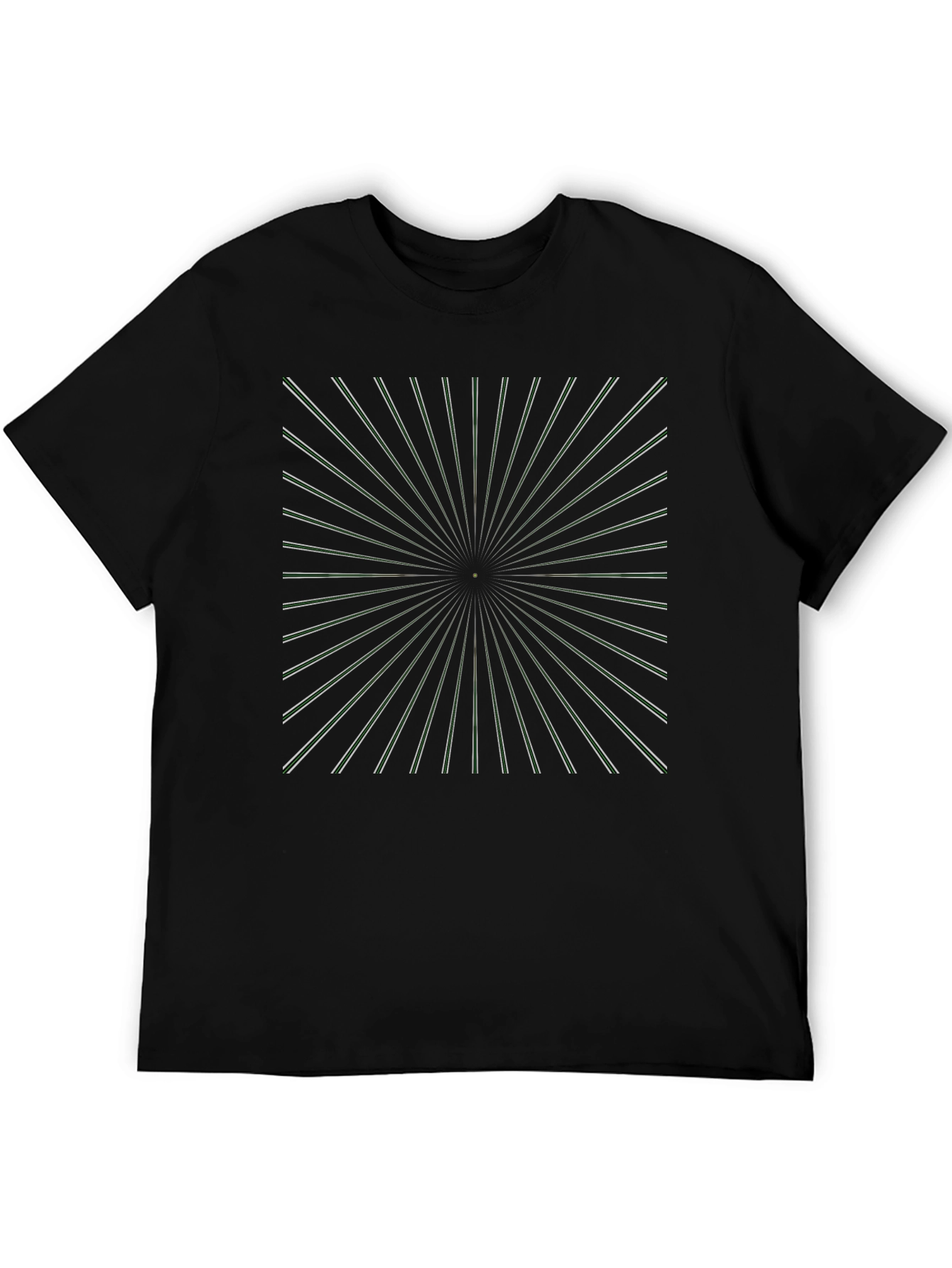Optical Illusion Ray T-Shirt - Striking Graphic Tee