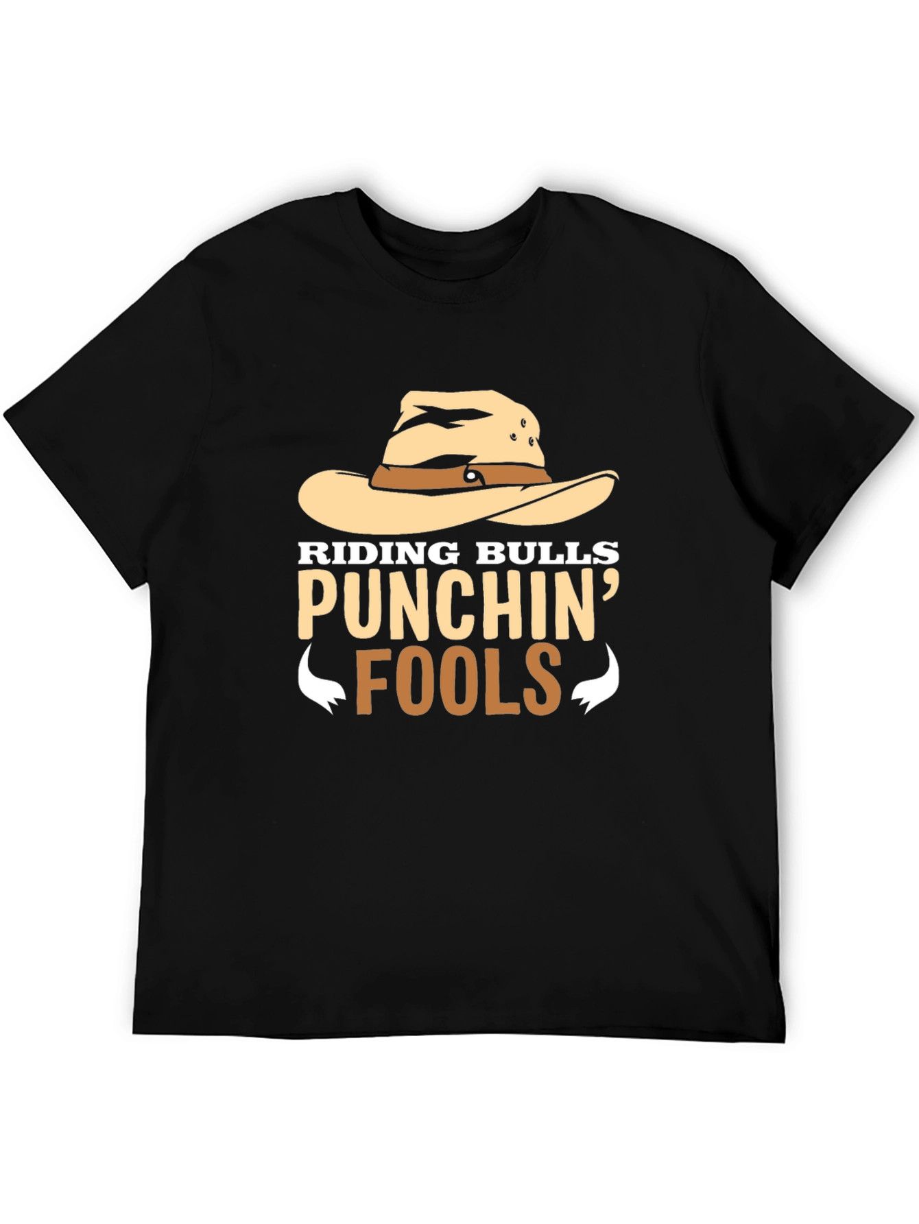 Riding Bulls Punchin Fools Graphic Tee