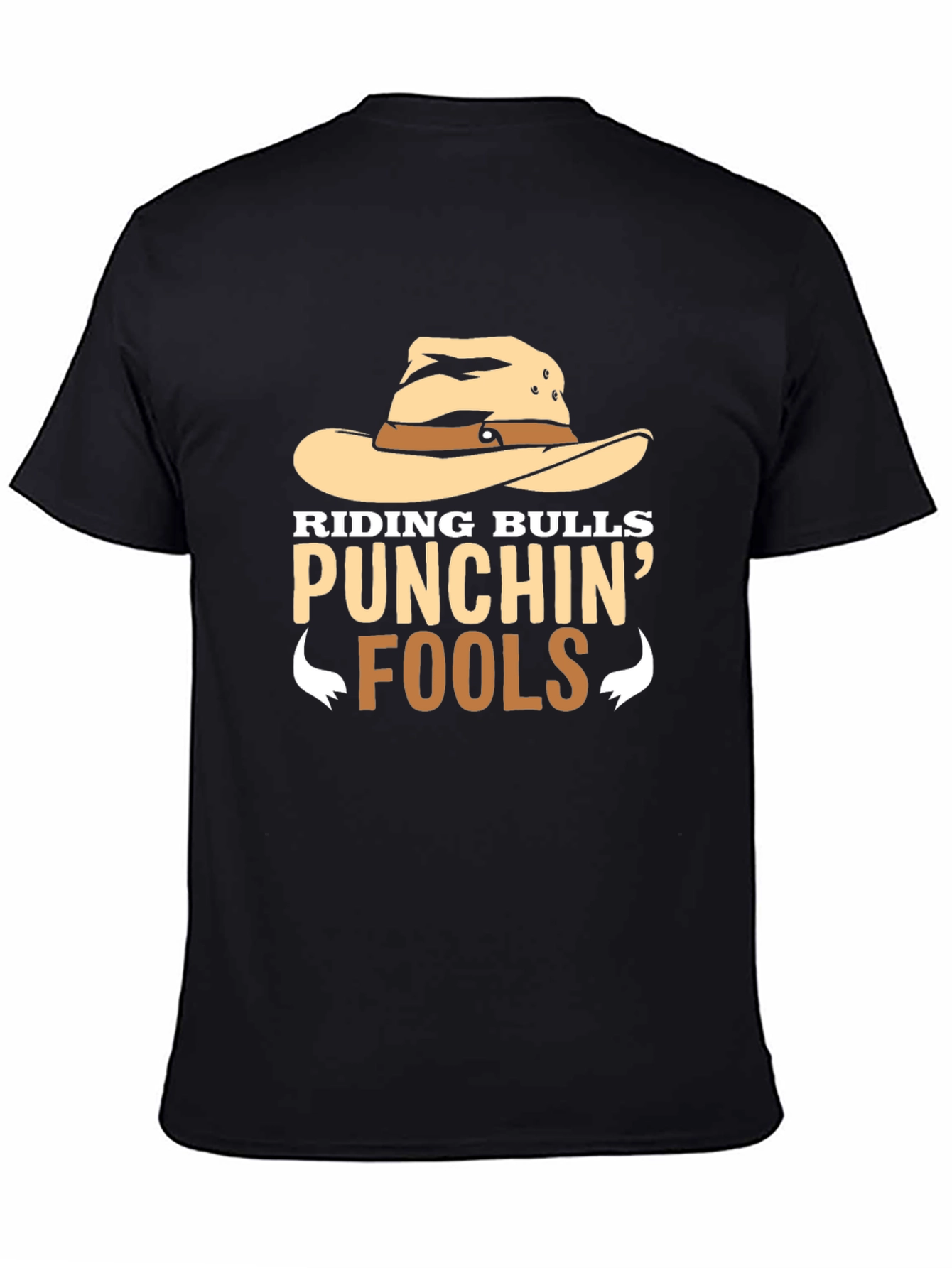 Riding Bulls Punchin Fools Graphic Tee