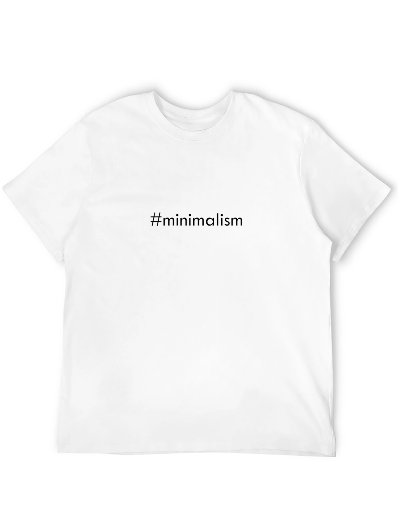 Minimalist Black T-Shirt - #minimalism