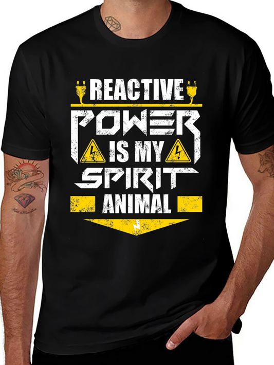 Reactive Power Spirit Animal T-Shirt - Electrician Tee