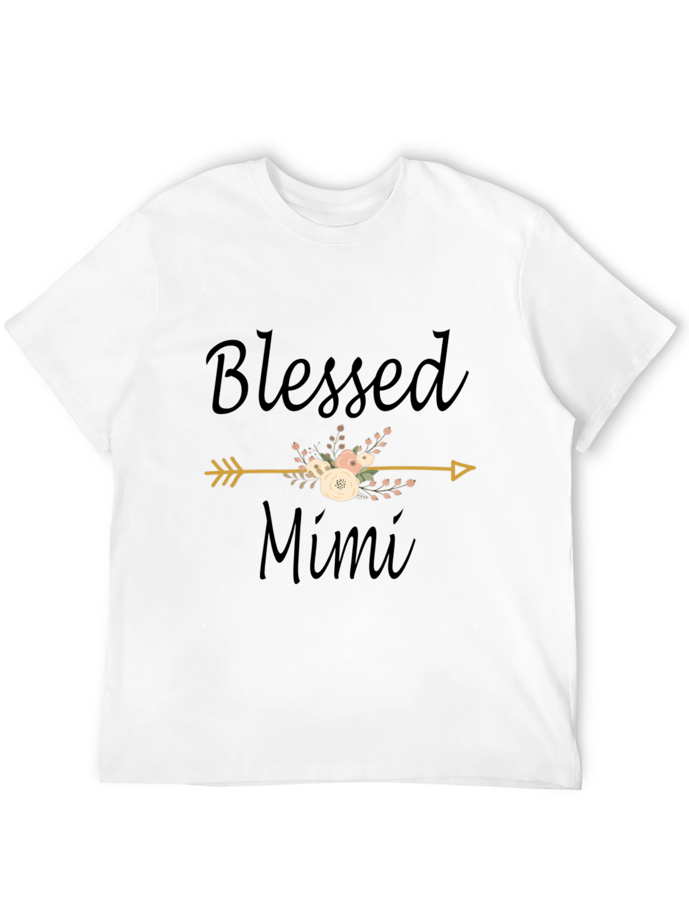 Blessed Mimi Graphic T-Shirt - Black