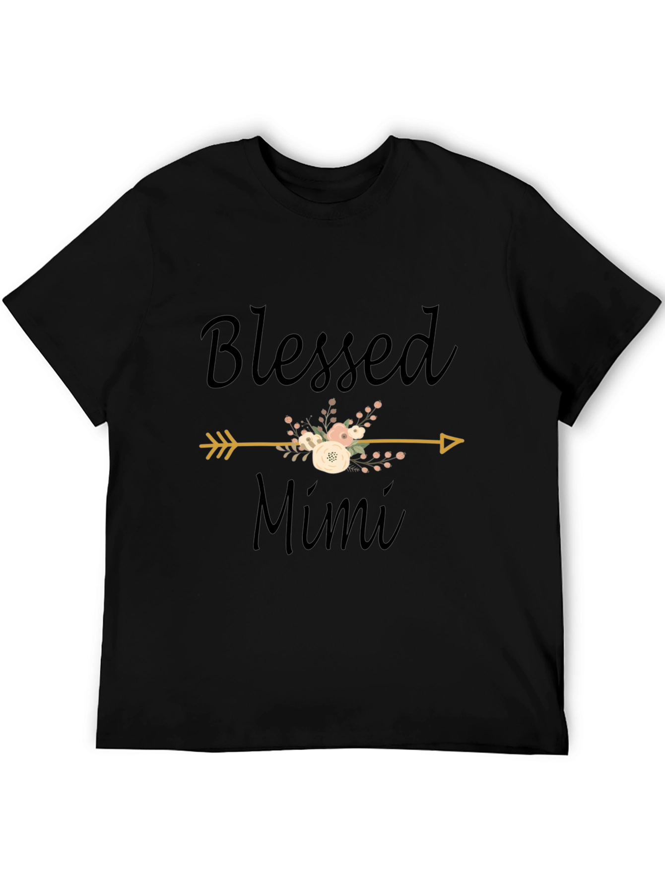 Blessed Mimi Graphic T-Shirt - Black