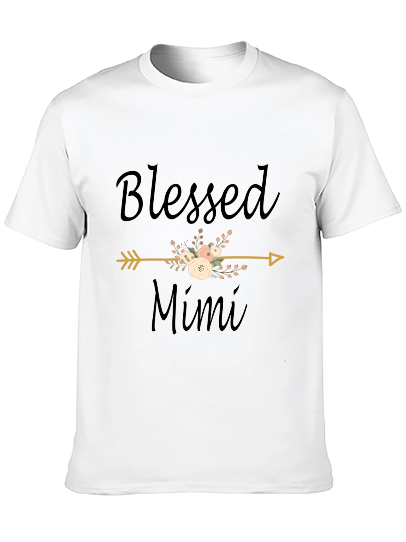 Blessed Mimi Graphic T-Shirt - Black
