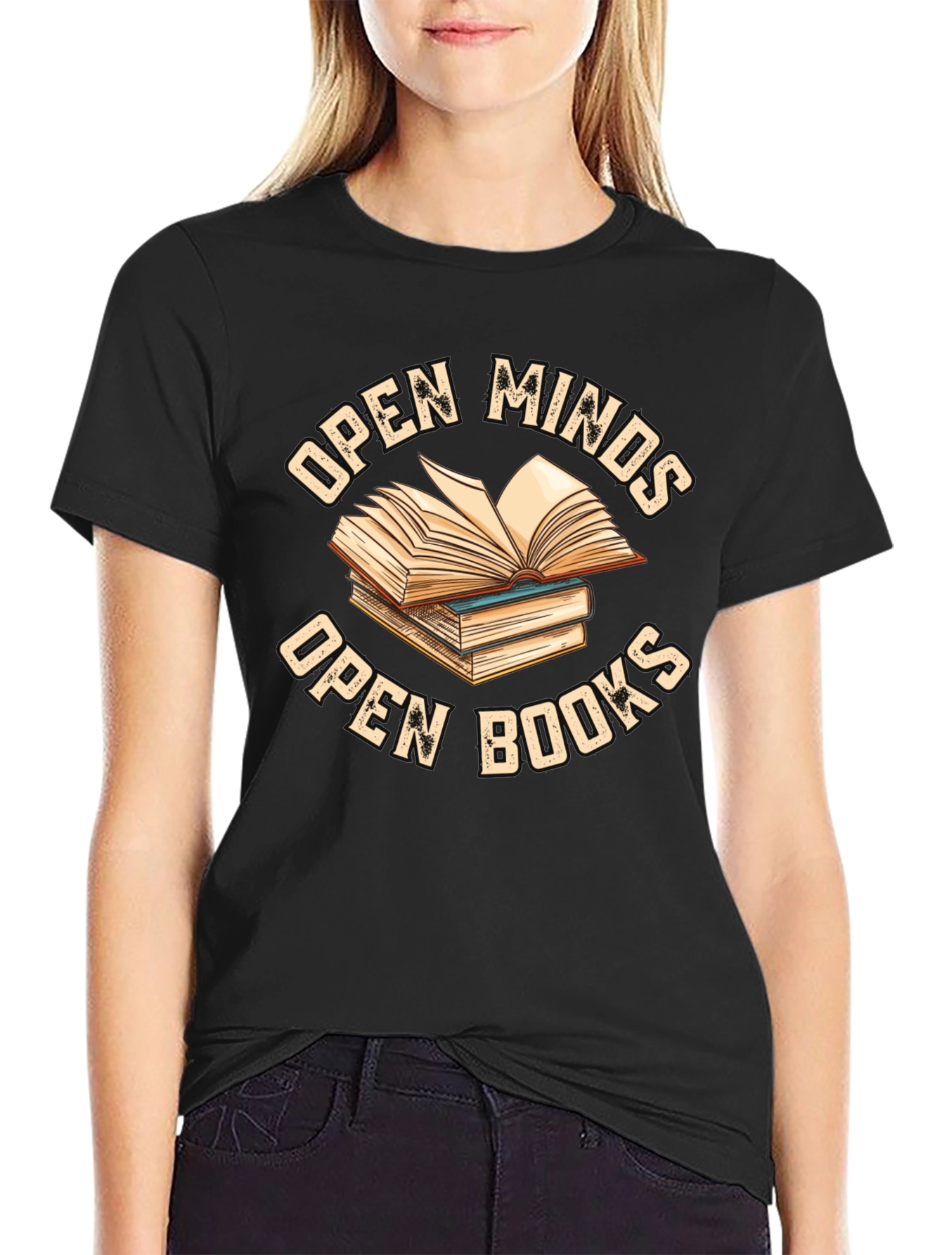 Open Minds Open Books T-Shirt