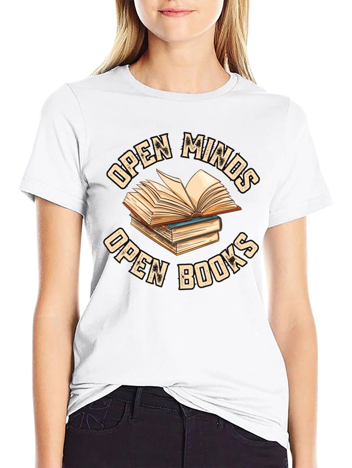 Open Minds Open Books T-Shirt