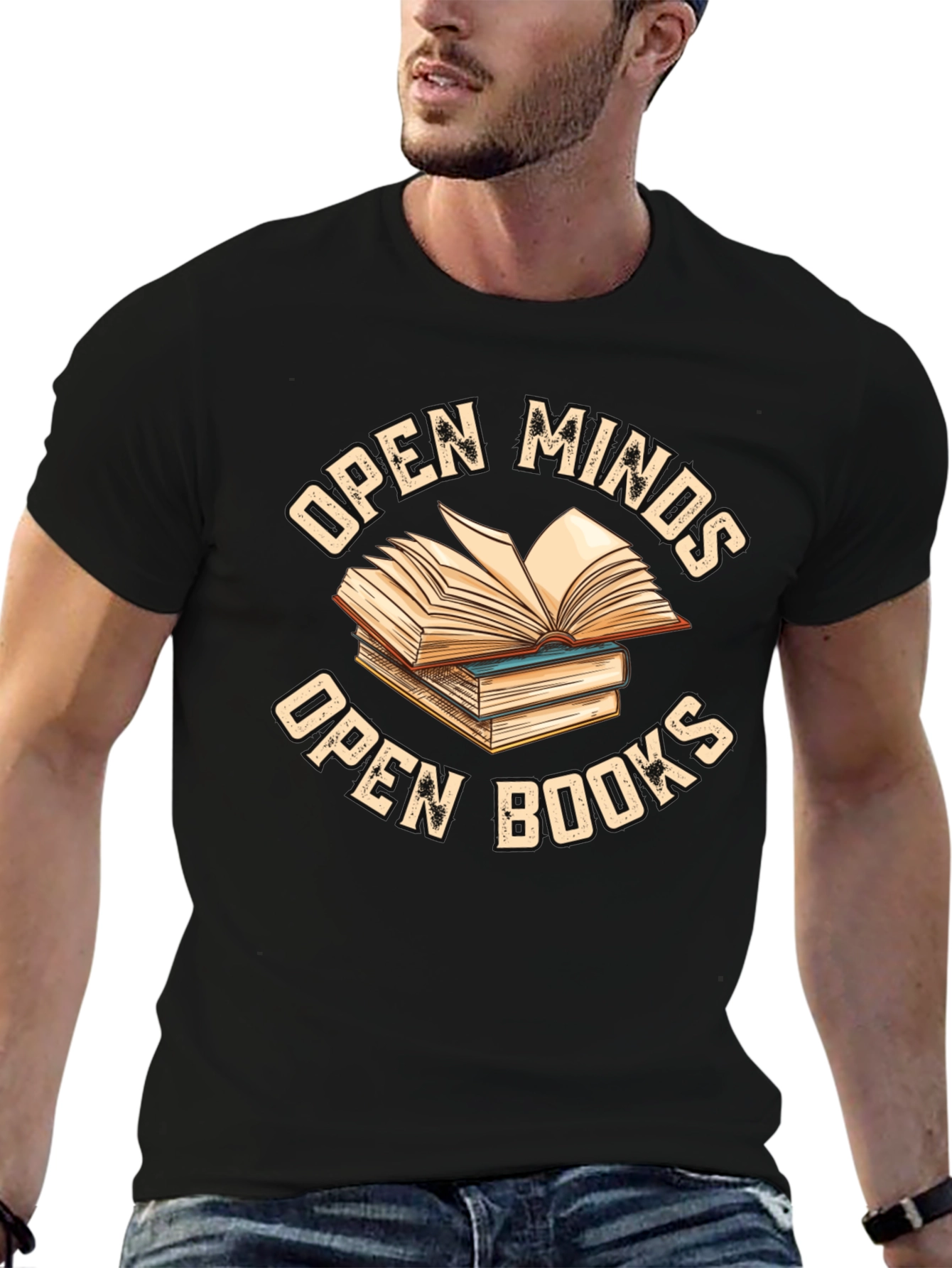 Open Minds Open Books T-Shirt