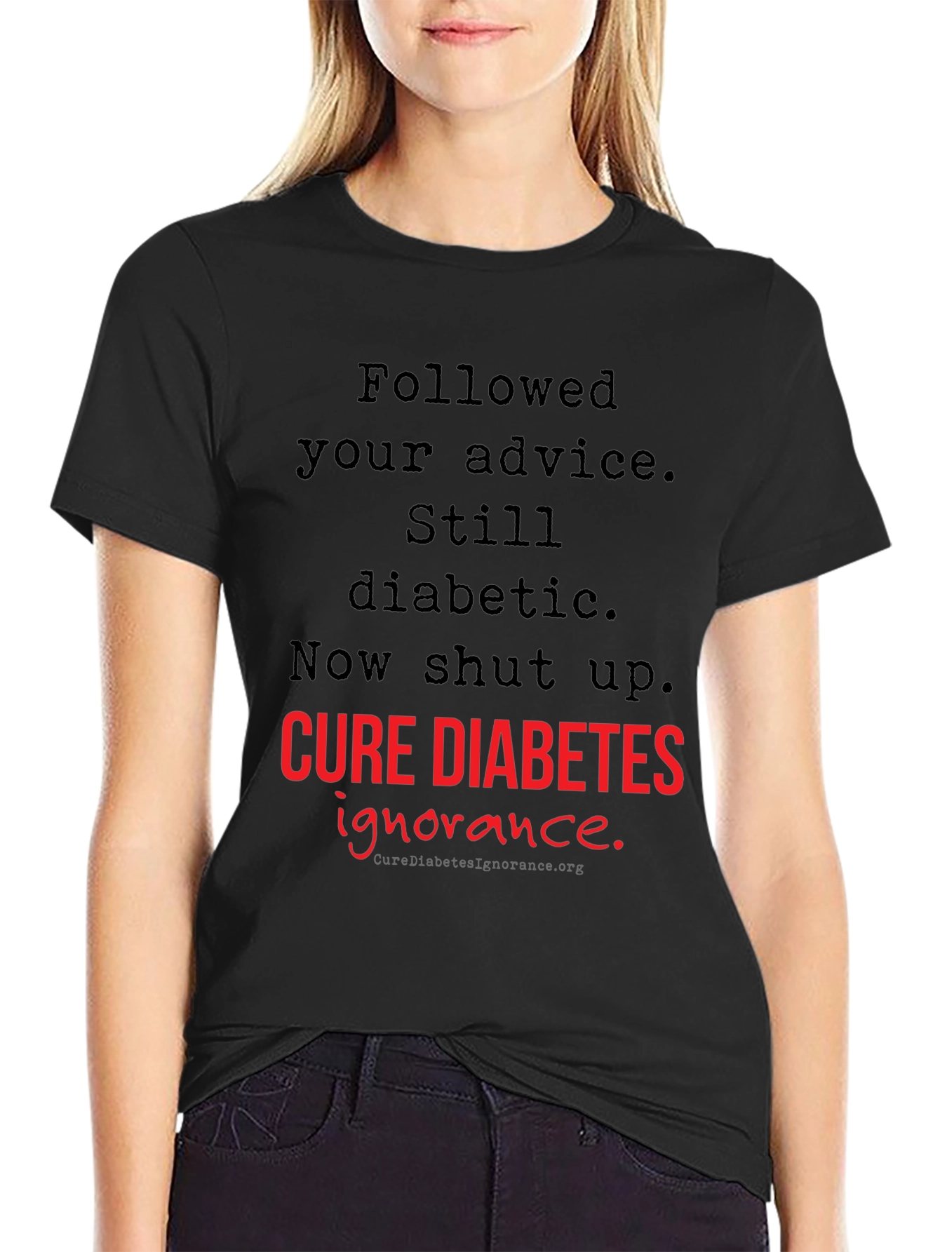 Cure Diabetes Ignorance T-Shirt