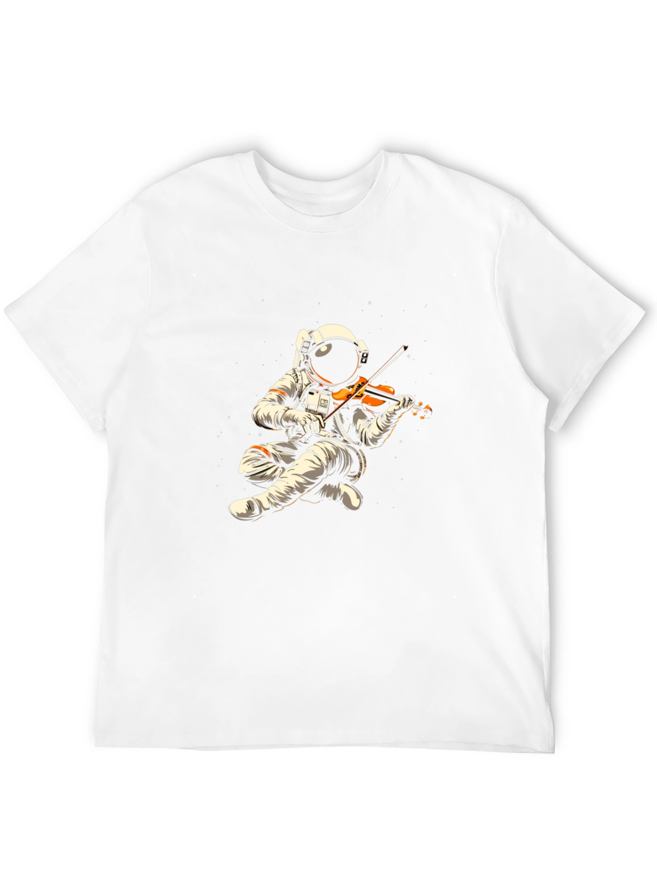 Astronaut Violinist Graphic Tee